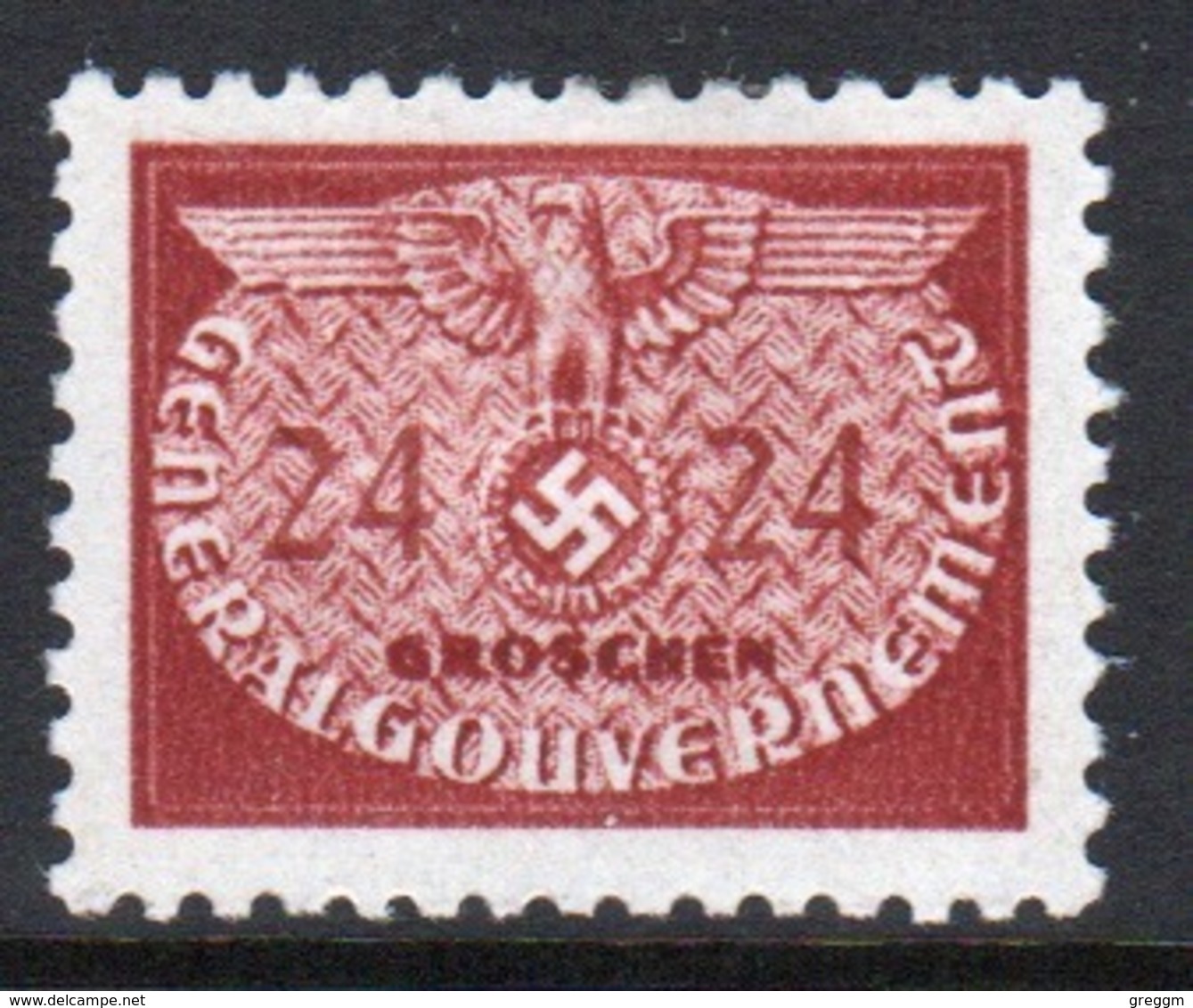 Poland German Occupation 1940 Single 24g Official Stamp. - General Government