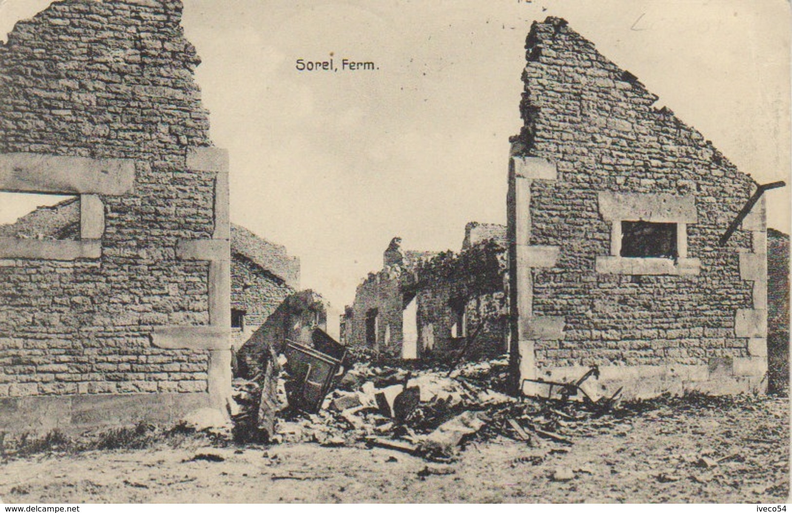 1915    Loison   " Ferme  Sorel / Sorel Ferm " - Spincourt