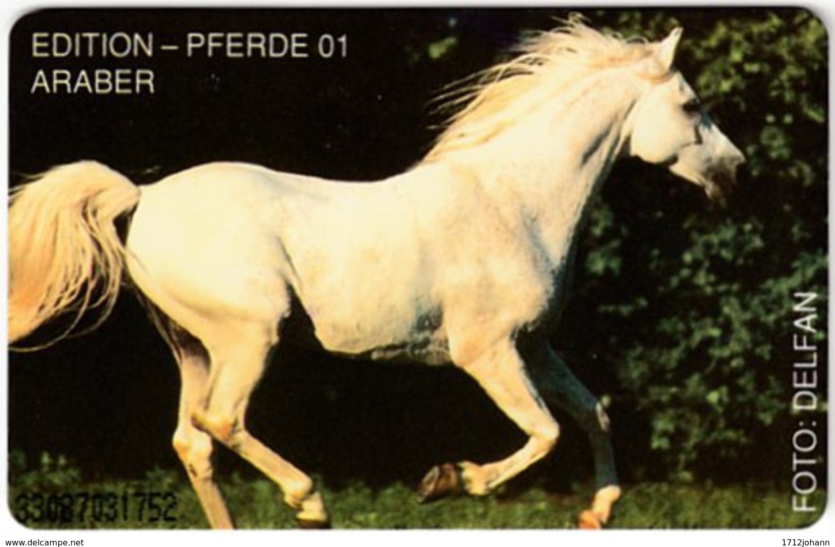 GERMANY K-Serie A-875 - 991 08.93 - Animal, Horse - MINT - K-Series : Série Clients