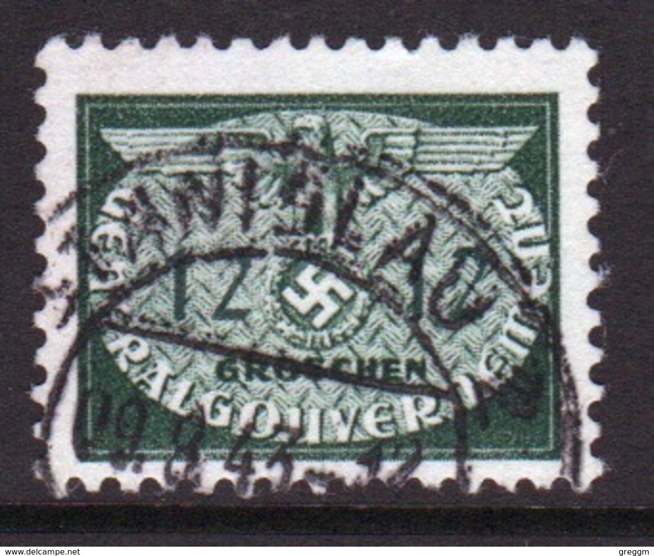 Poland German Occupation 1940 Single 12g Official Stamp. - General Government