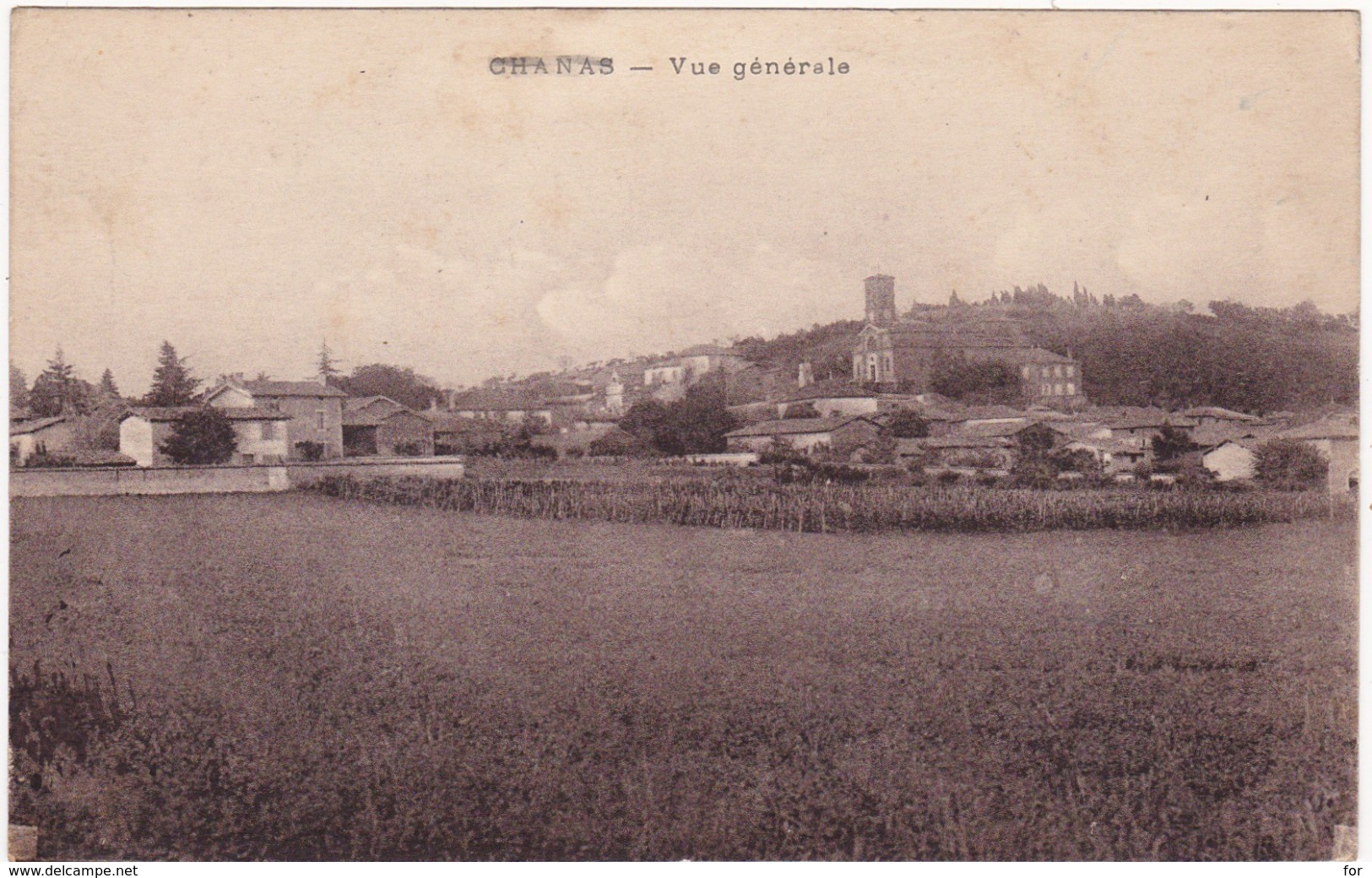 Isère : CHANAS : Vue Générale - Chanas