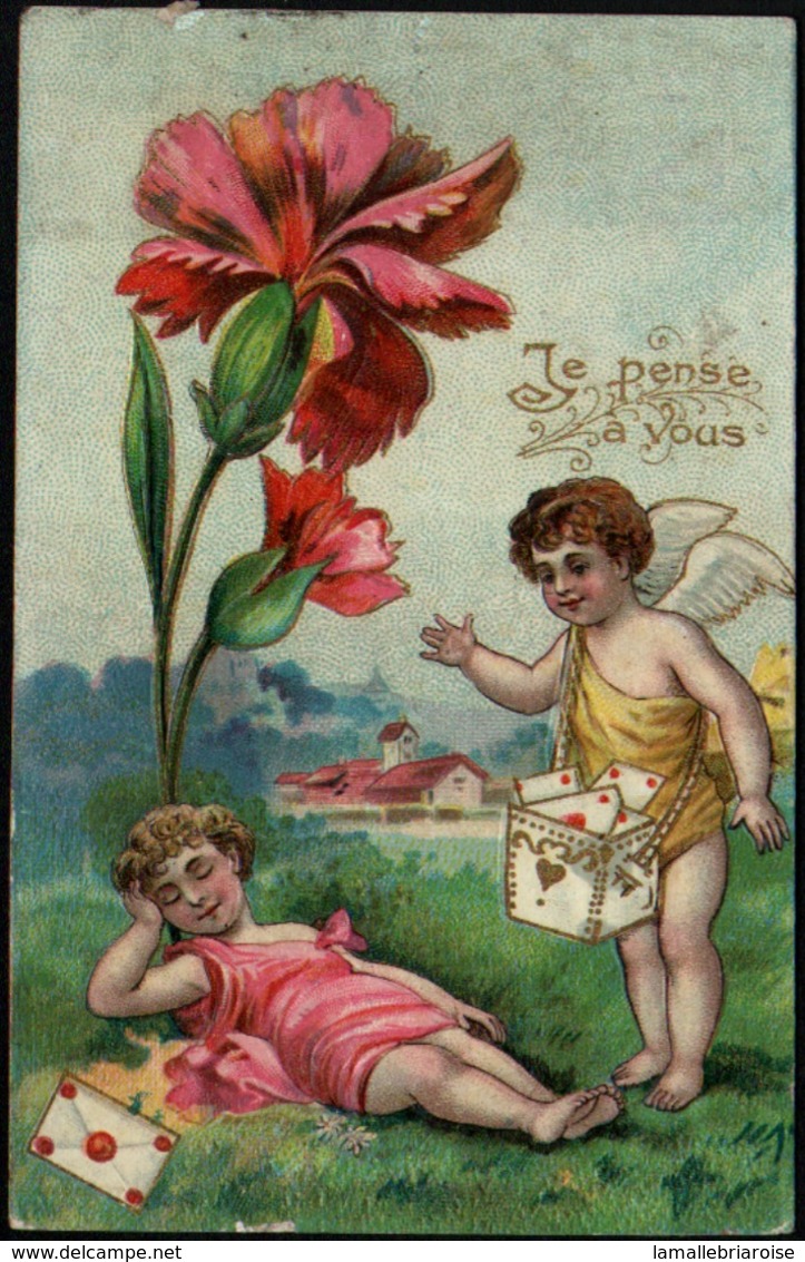 Anges, Angelots, Angelot Facteur, Je Pense à Vous - Anges