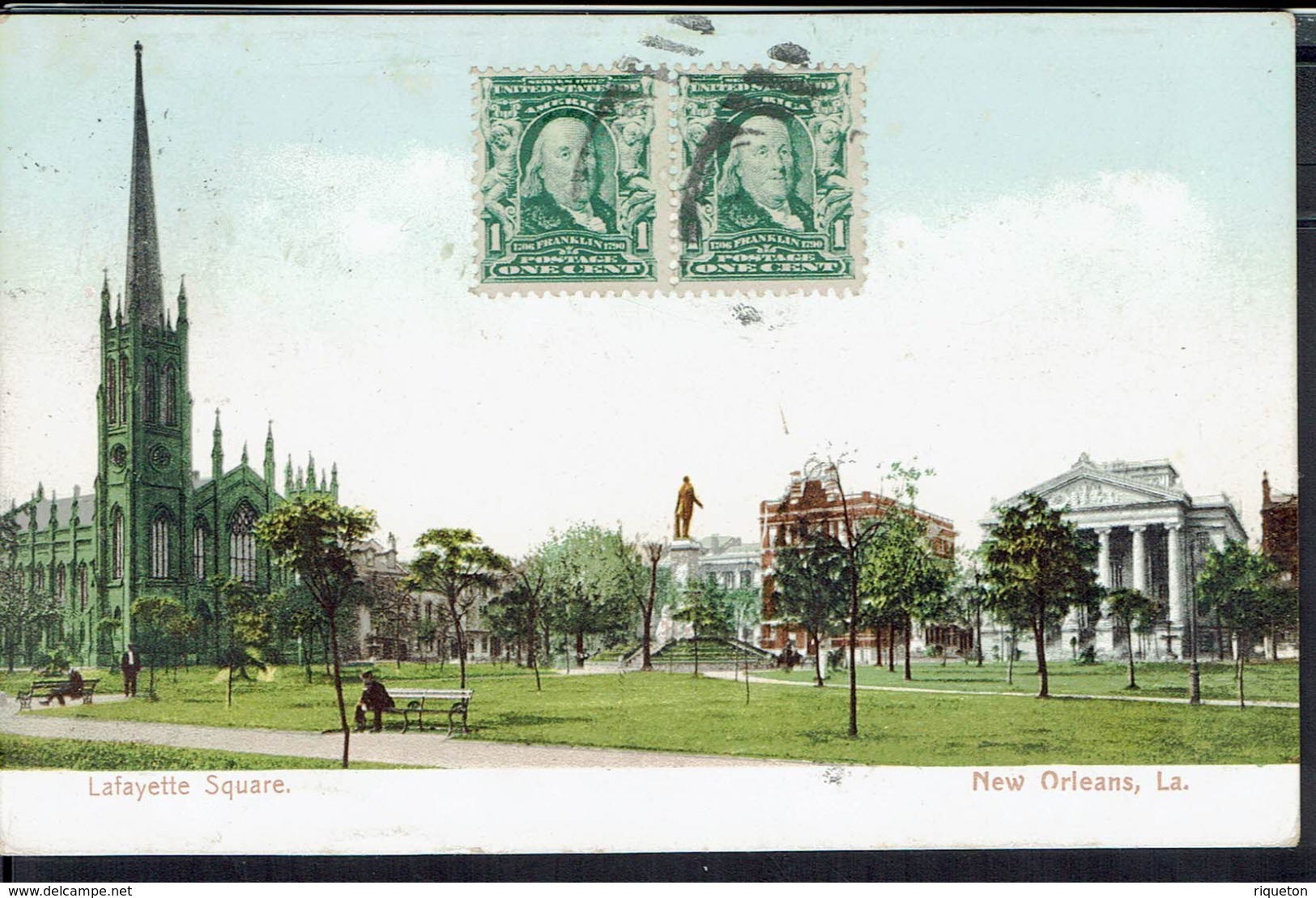 Etats-Unis - Carte Postale Lafayette Square New Orléans L.A - B/TB - - New Orleans
