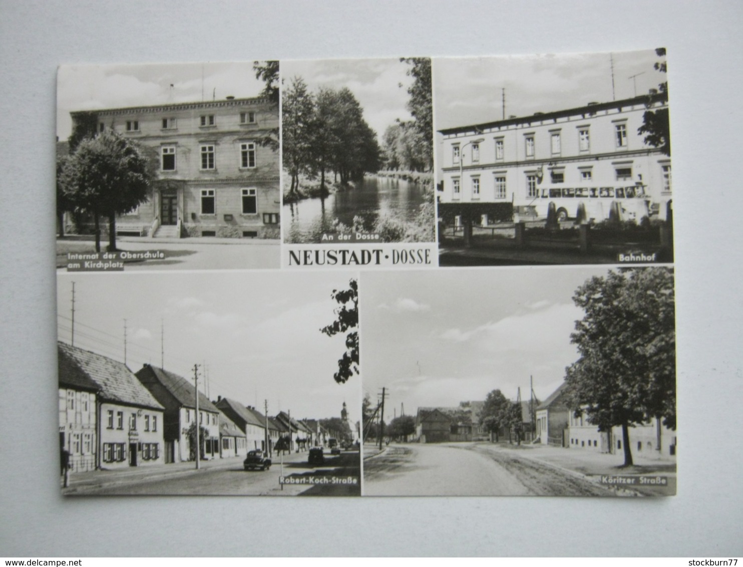 Neustadt (Dosse) , Bahnhof , Seltene Karte - Neustadt (Dosse)