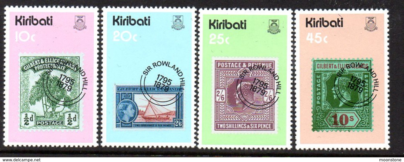 Kiribati 1979 Rowland Hill Death Centenary Set Of 4, MNH, SG 100/3 (BP2) - Kiribati (1979-...)