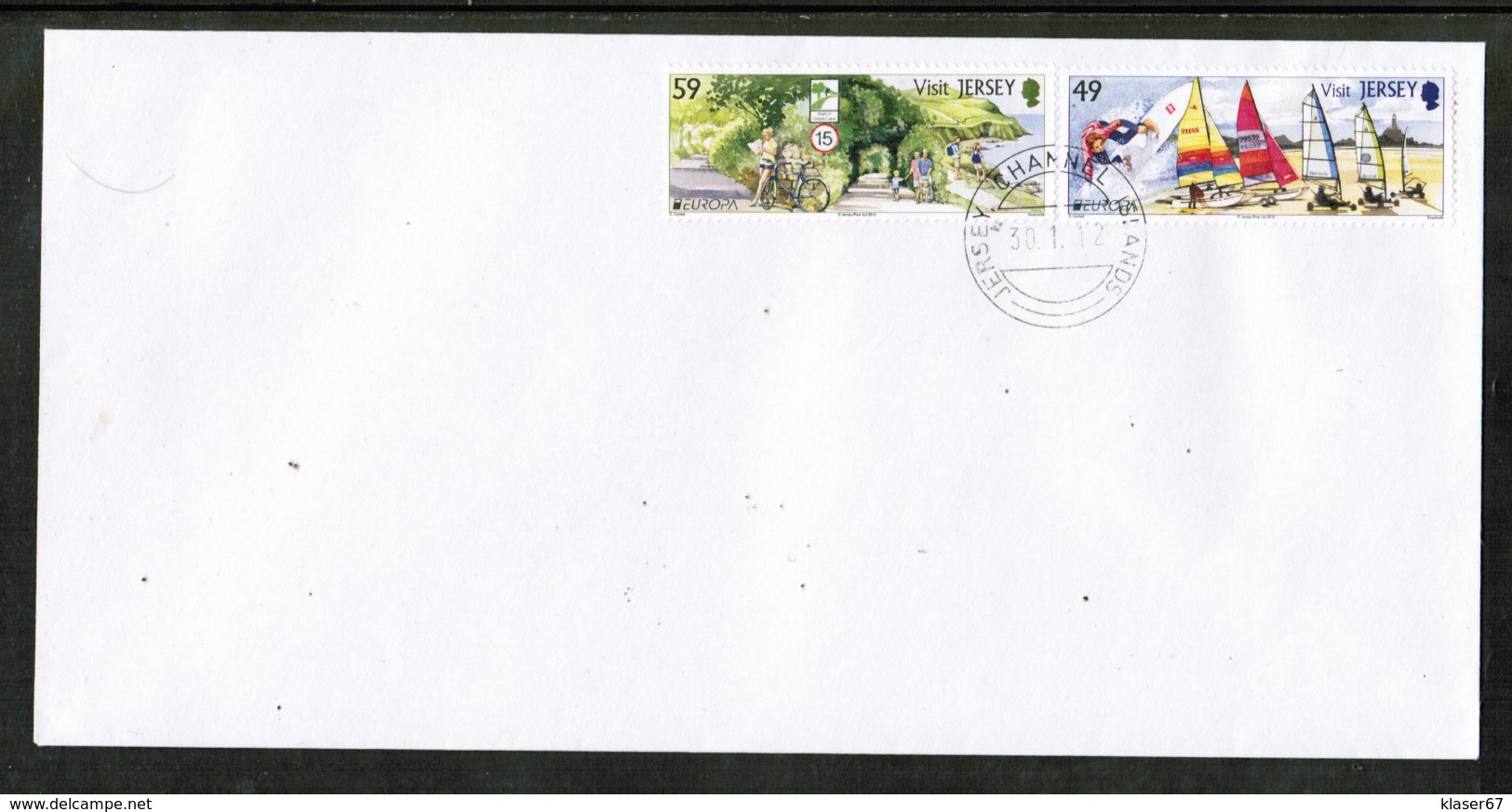 CEPT 2012 JE MI 1615-16 JERSEY FDC - 2012