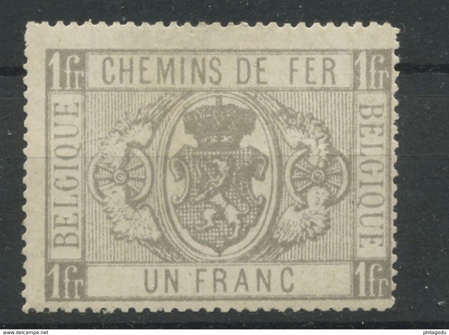 1 F Gris N°6 * Avec Charnière Très Frais. Coté 2020: 785- €.   Une Dent De Plus En Hauteur - Mint