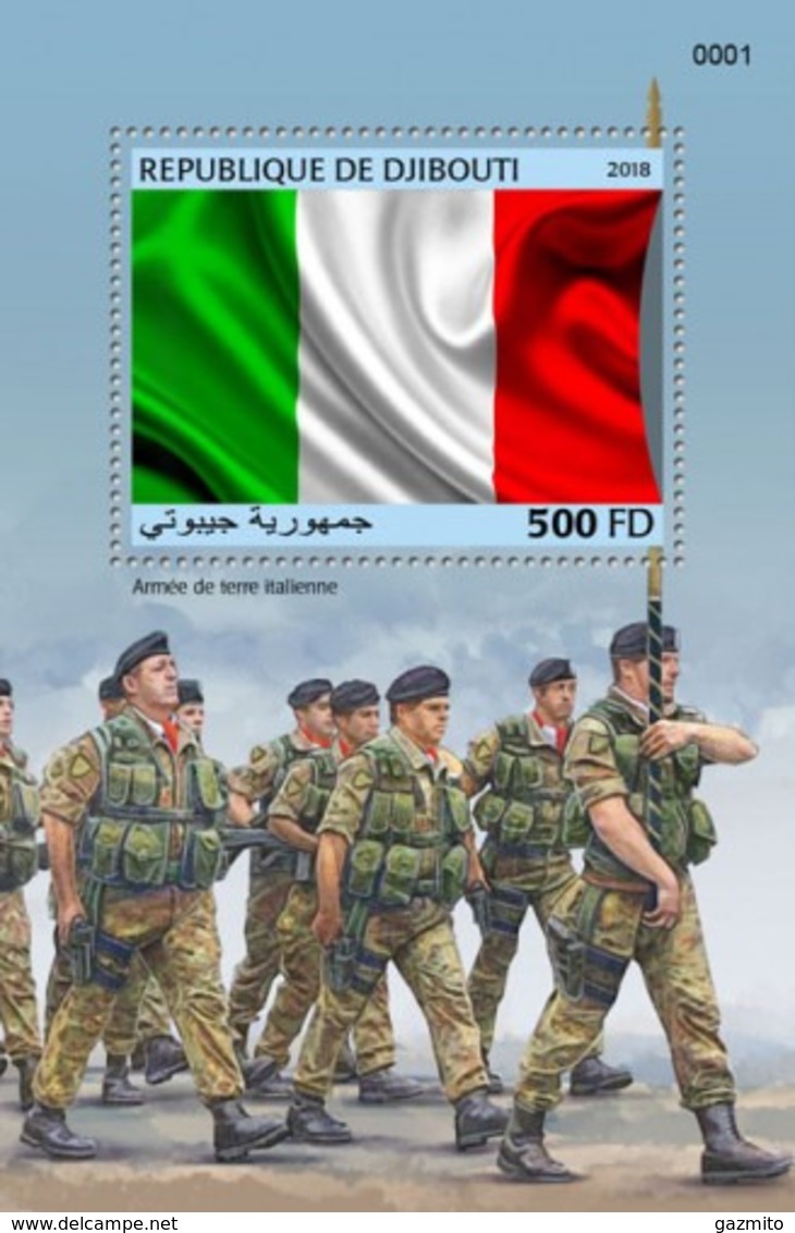 Djibouti 2018, Italian Army, BF - Francobolli