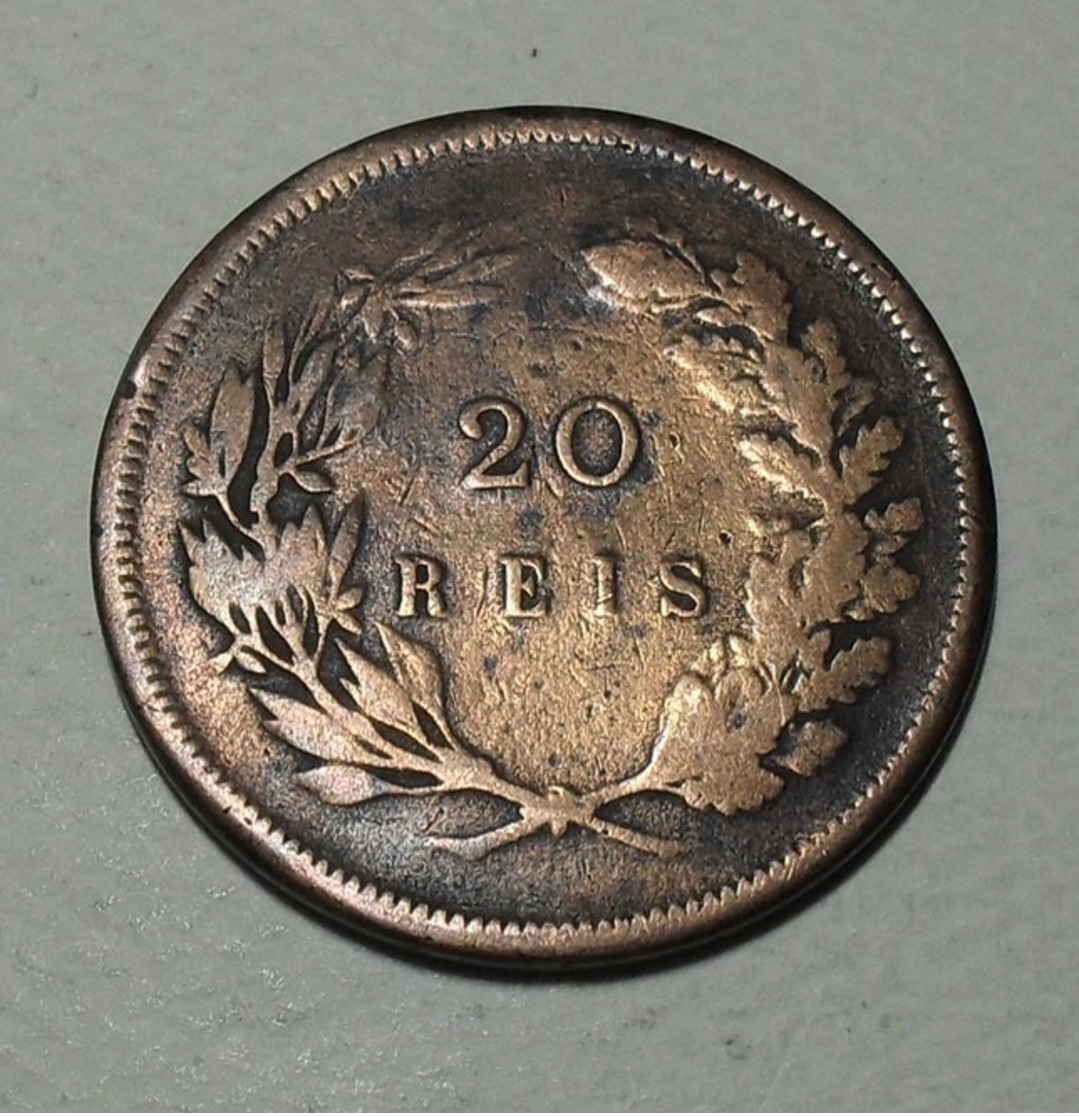 1892 - Portugal - 20 REIS, CARLOS 1, KM 533 - Portugal