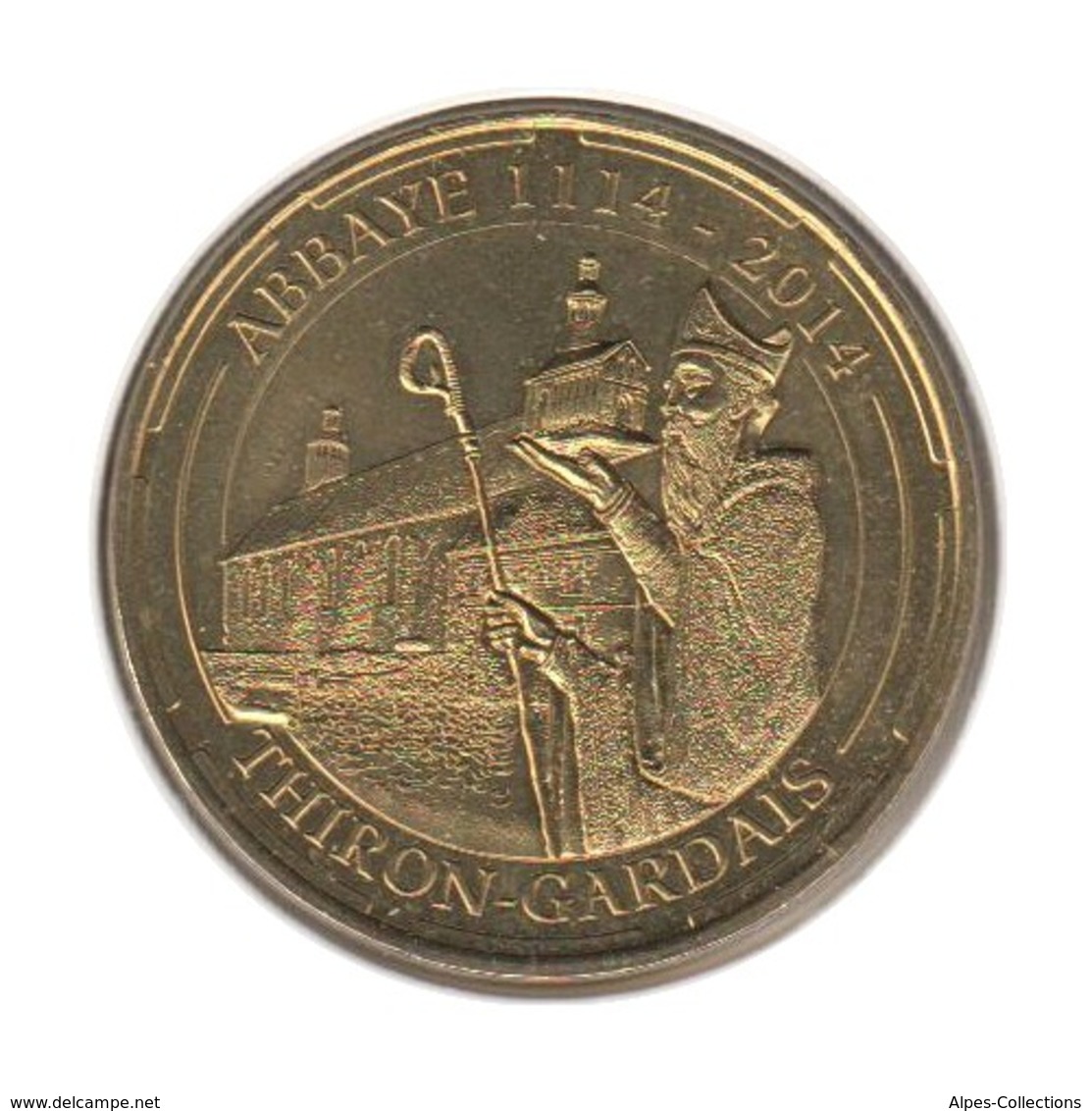 28001 - MEDAILLE TOURISTIQUE MONNAIE DE PARIS 28 - Abbaye Thiron Gardais - 2014 - 2014