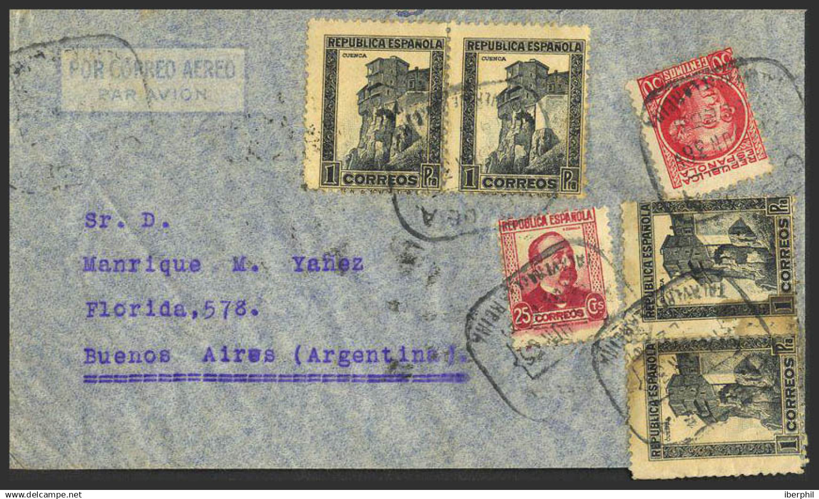 España. República Española Correo Aéreo. República Española Correo Aéreo - Covers & Documents