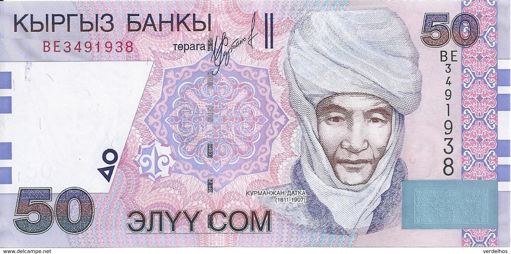 KIRGHIZISTAN 50 SOM 2002 UNC P 20 - Kirgizïe