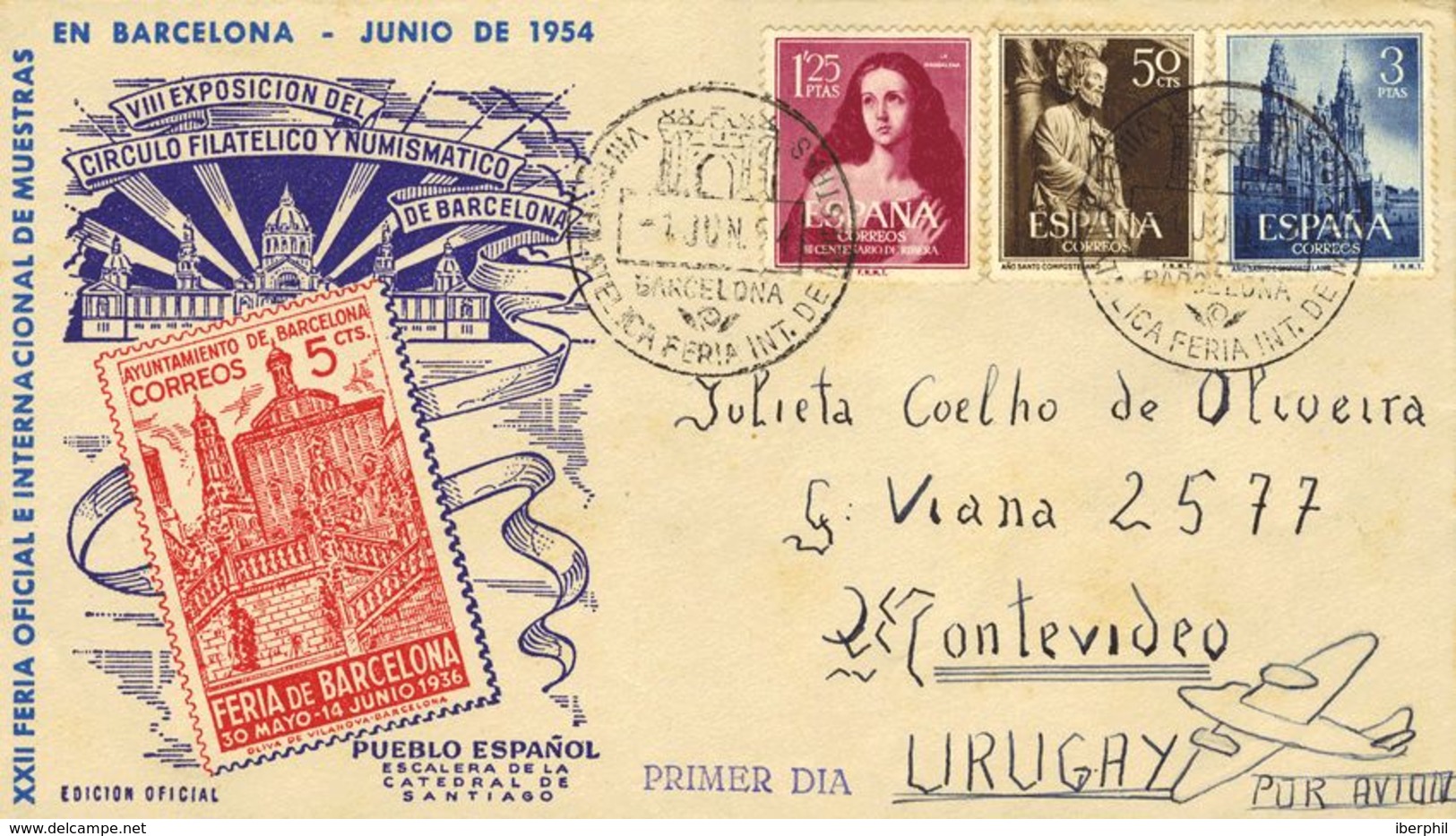 España. Sobre Del Primer Día. 2º Centenario. Sobre Del Primer Día. 2º Centenario - FDC