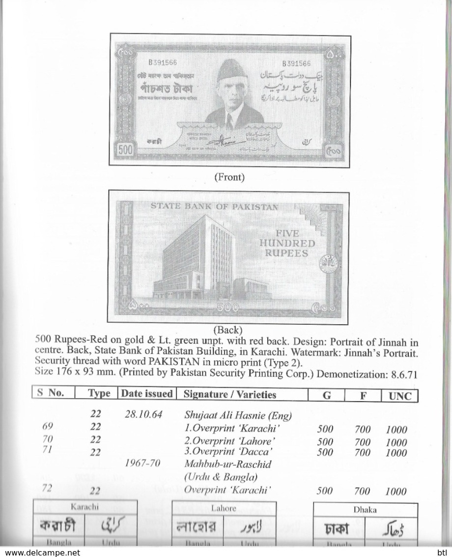 Pakistan - Bank Notes And Coins Catalogue Of Pakistan " With Complete Detail And Pictures " - Books & Software