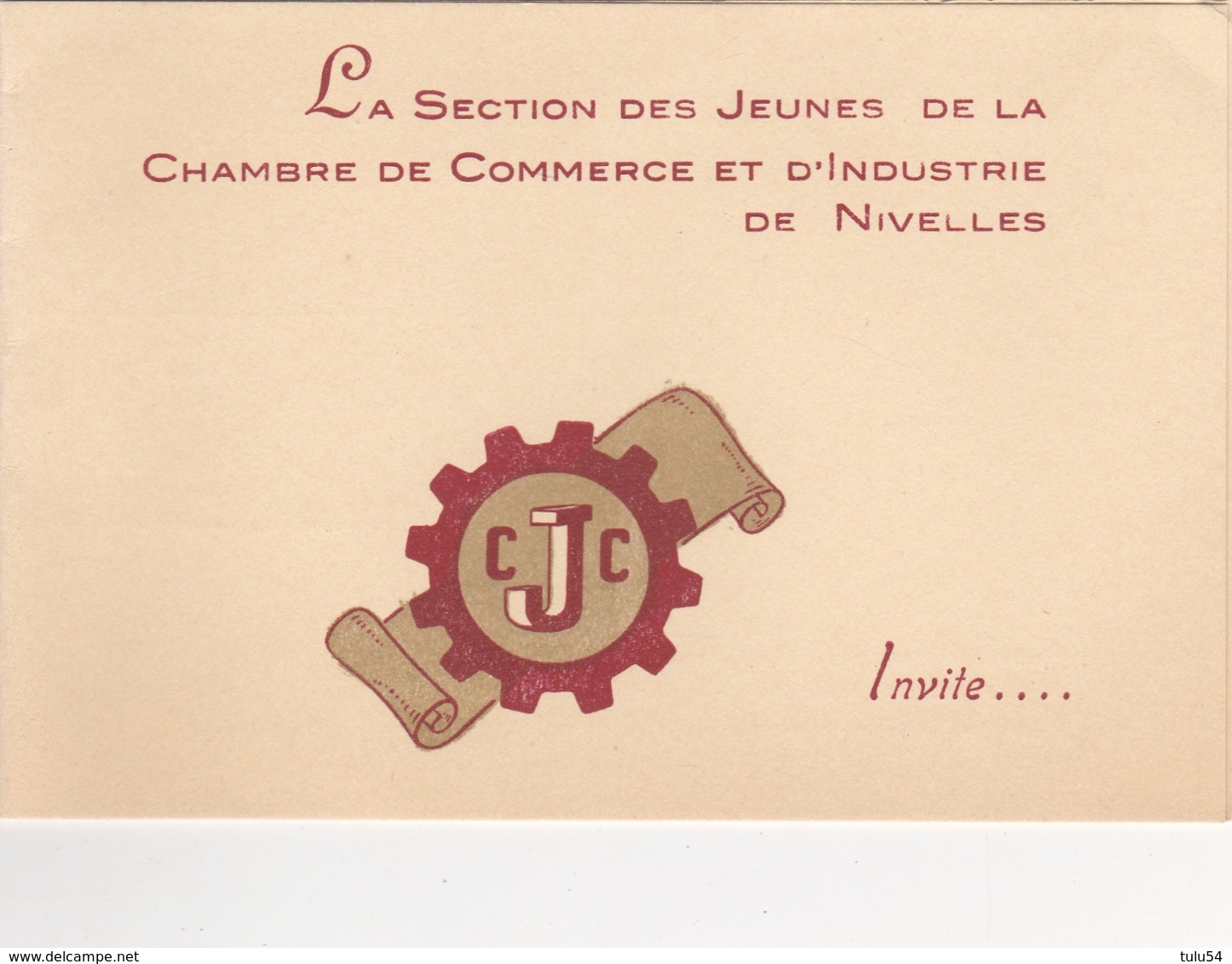 Section Des Jeunes De La Chambre De Commerce Et D'Industrie De Nivelles - Collections