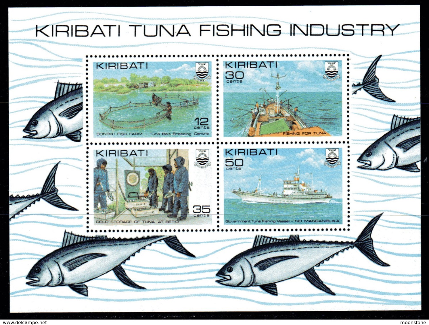 Kiribati 1981 Tuna Fishing Industry MS, MNH, SG 162 (BP2) - Kiribati (1979-...)