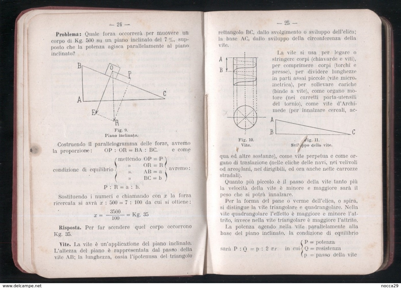 INGEGNERIA MECCANICA - 1914 - IL MEMORIALE DEL COSTRUTTORE ITALIANO 1^ EDIZIONE - Mathematik Und Physik