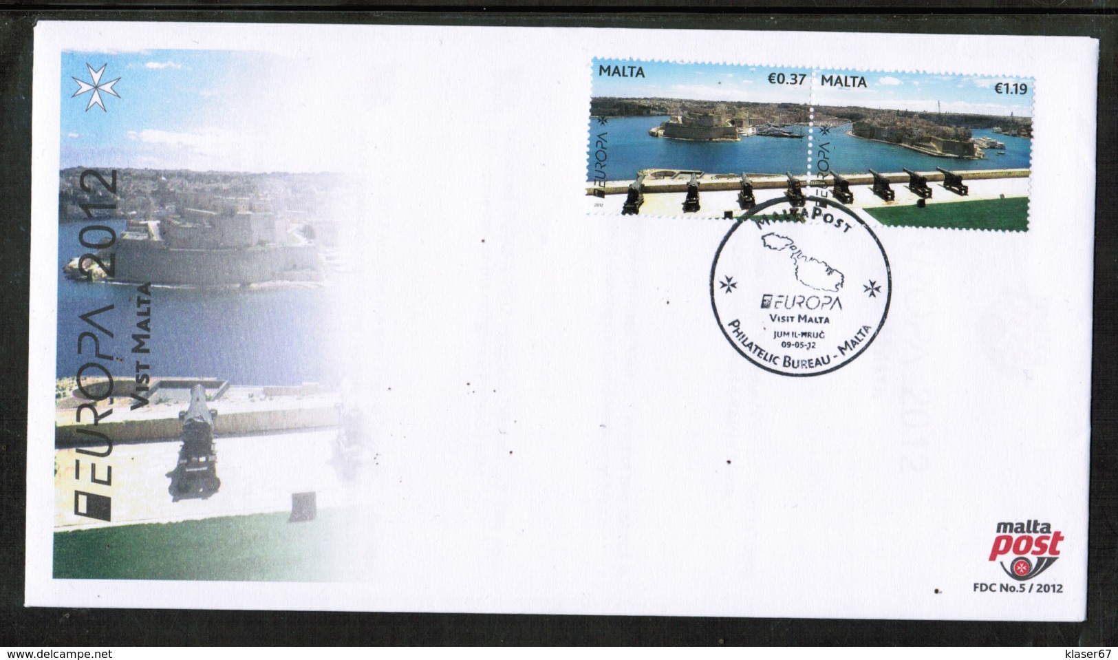 CEPT 2012 MT MI 1712 MALTA FDC - 2012