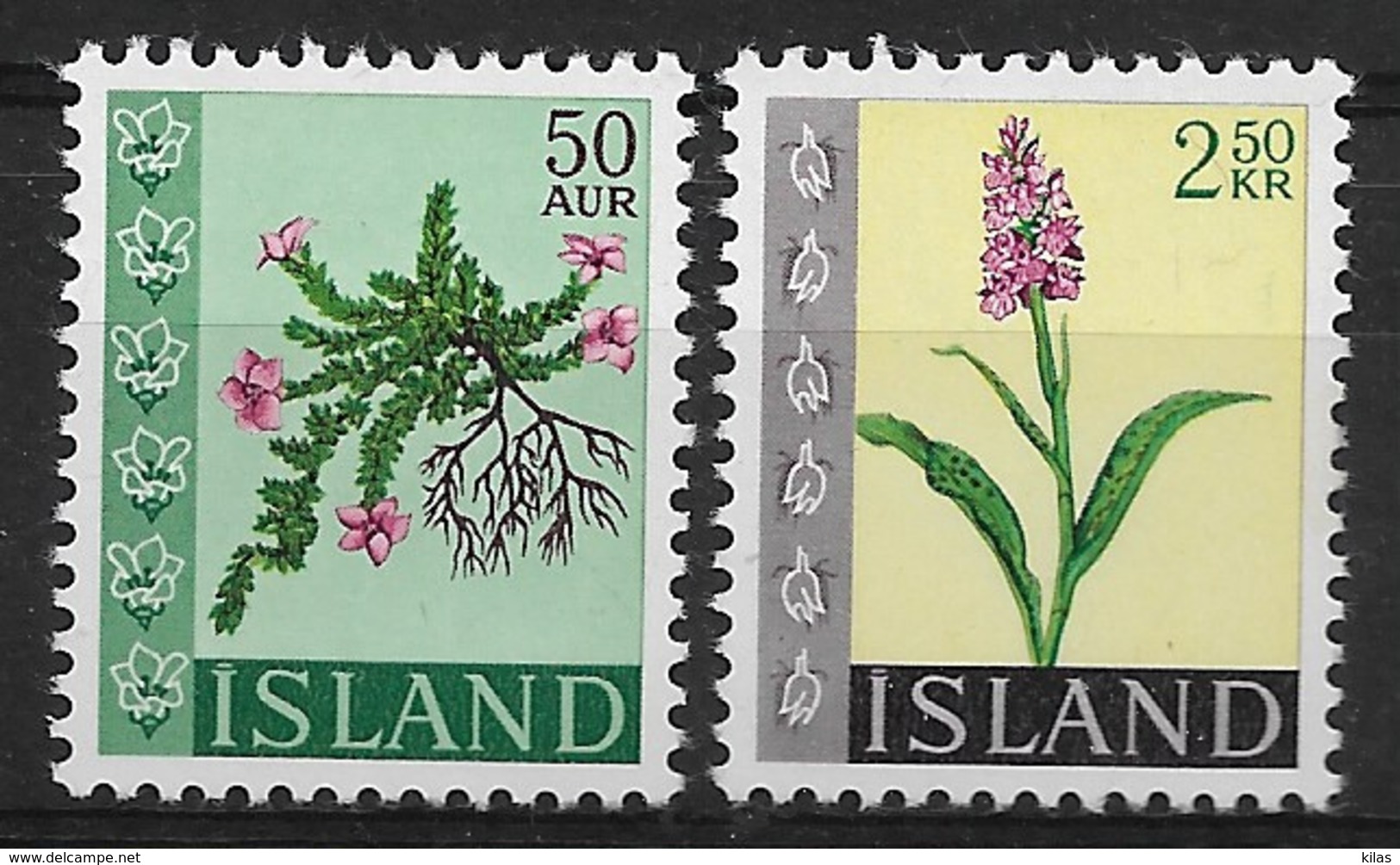 ISLAND 1968 FLOWERS MNH - Altri & Non Classificati