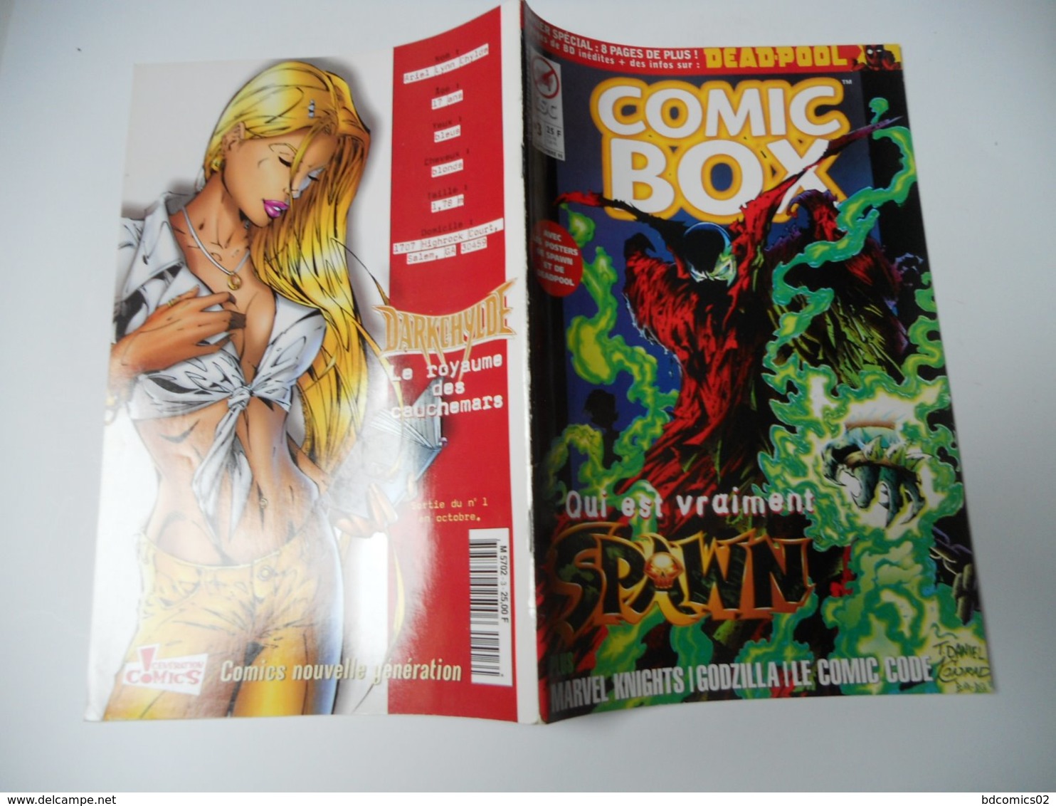 COMIC BOX N°3 + CAHIER SPECIAL DEADPOOL  + POSTER - Spawn