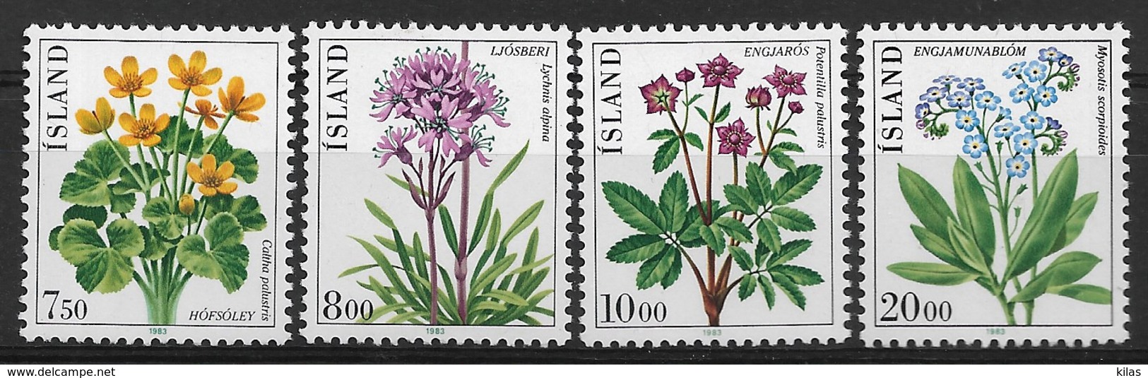 ISLAND 1983 FLOWERS  MNH - Altri & Non Classificati