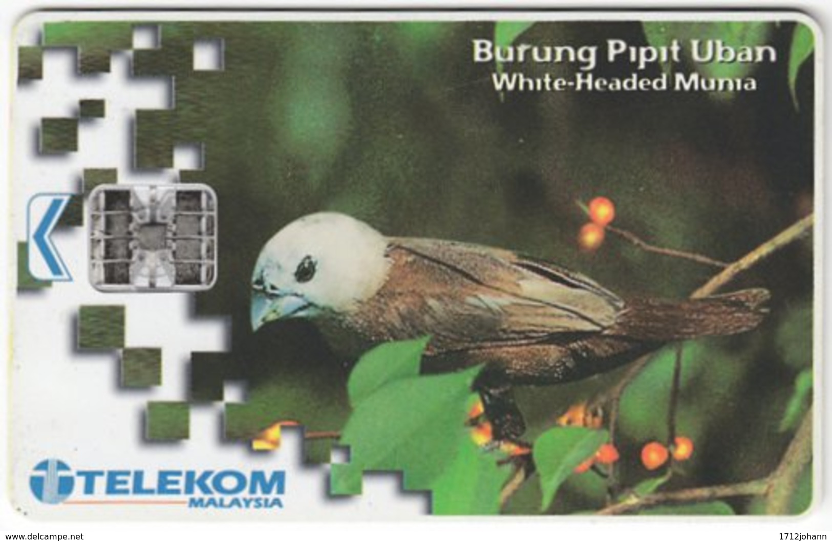 MALAYSIA A-645 Chip Telekom - Animal, Bird - Used - Malaysia