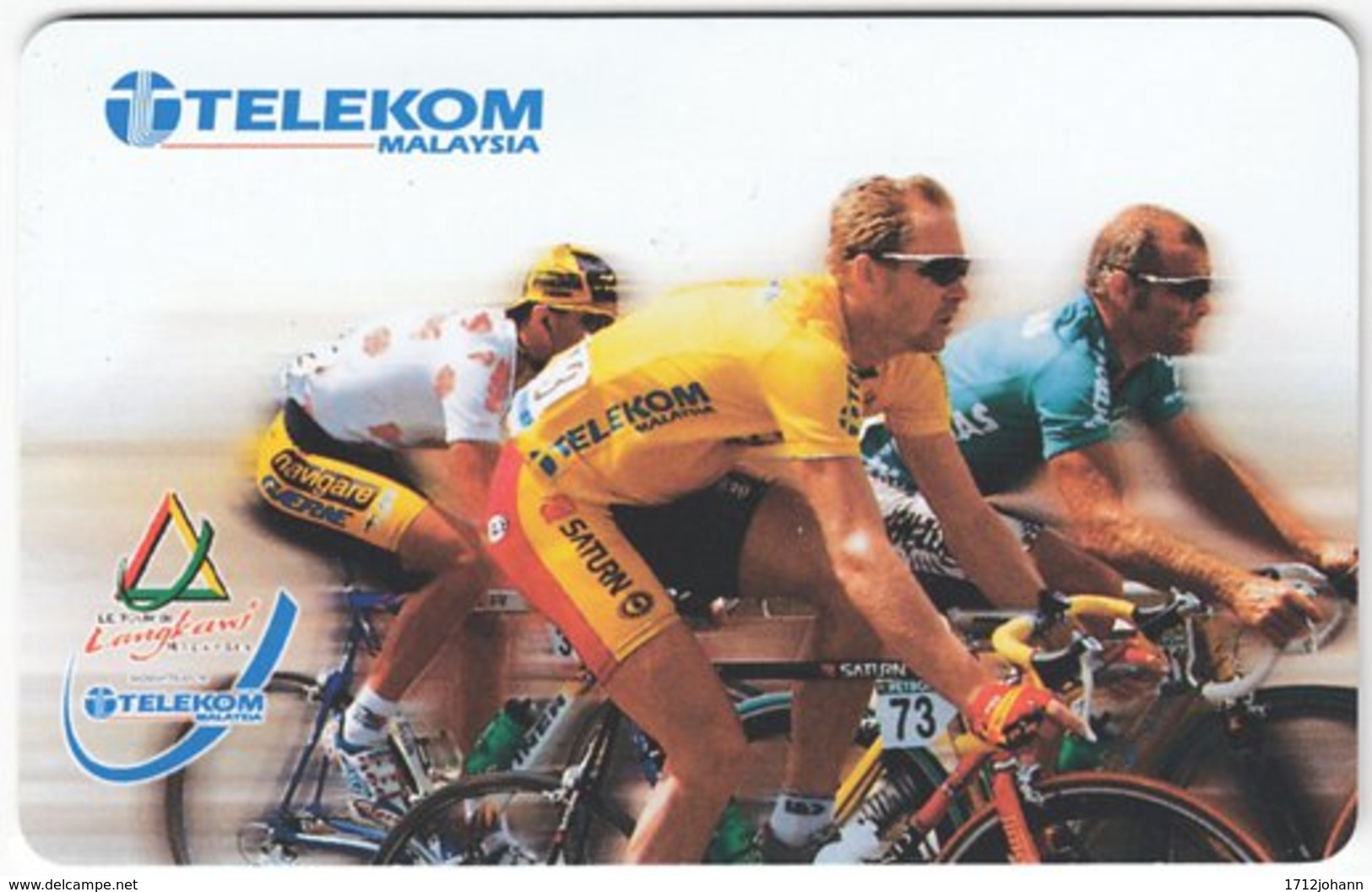 MALAYSIA A-681 Chip Telekom - Sport, Cycling - Used - Malaysia