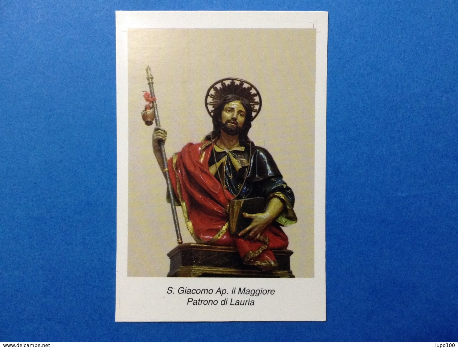 Santino Holy Card Image Pieuse S. Giacomo Ap Il Maggiore Lauria Potenza - Devotion Images