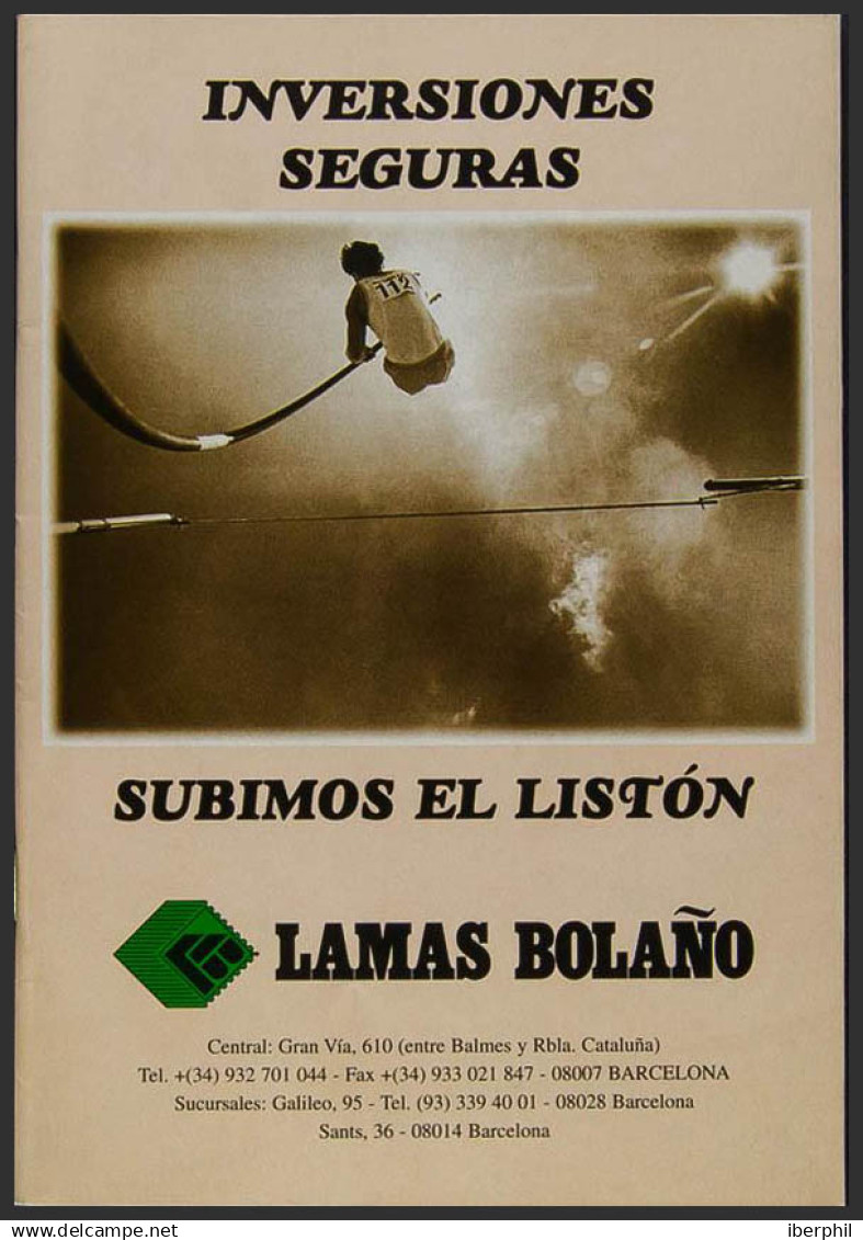 España. Bibliografía. 2000. INVERSIONES SEGURAS. Lamas Bolaño. Barcelona, 2000. (incluye Precioso Estudio Del único Plie - Otros & Sin Clasificación