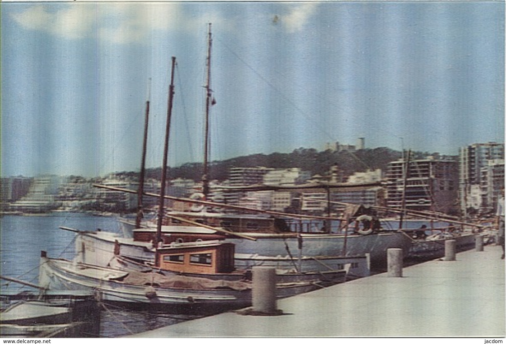 X122740 RARO ISLAS BALEARES MALLORCA PALMA NOVA  STEREORAMA 3 - D POSTAL RARA - Mallorca