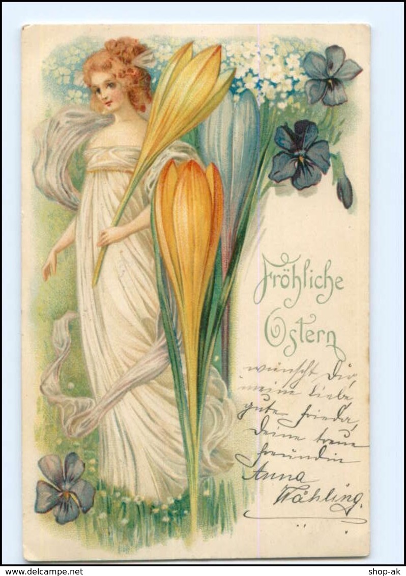 XX007180/ Ostern  Schöne Litho AK 1906 - Pasen