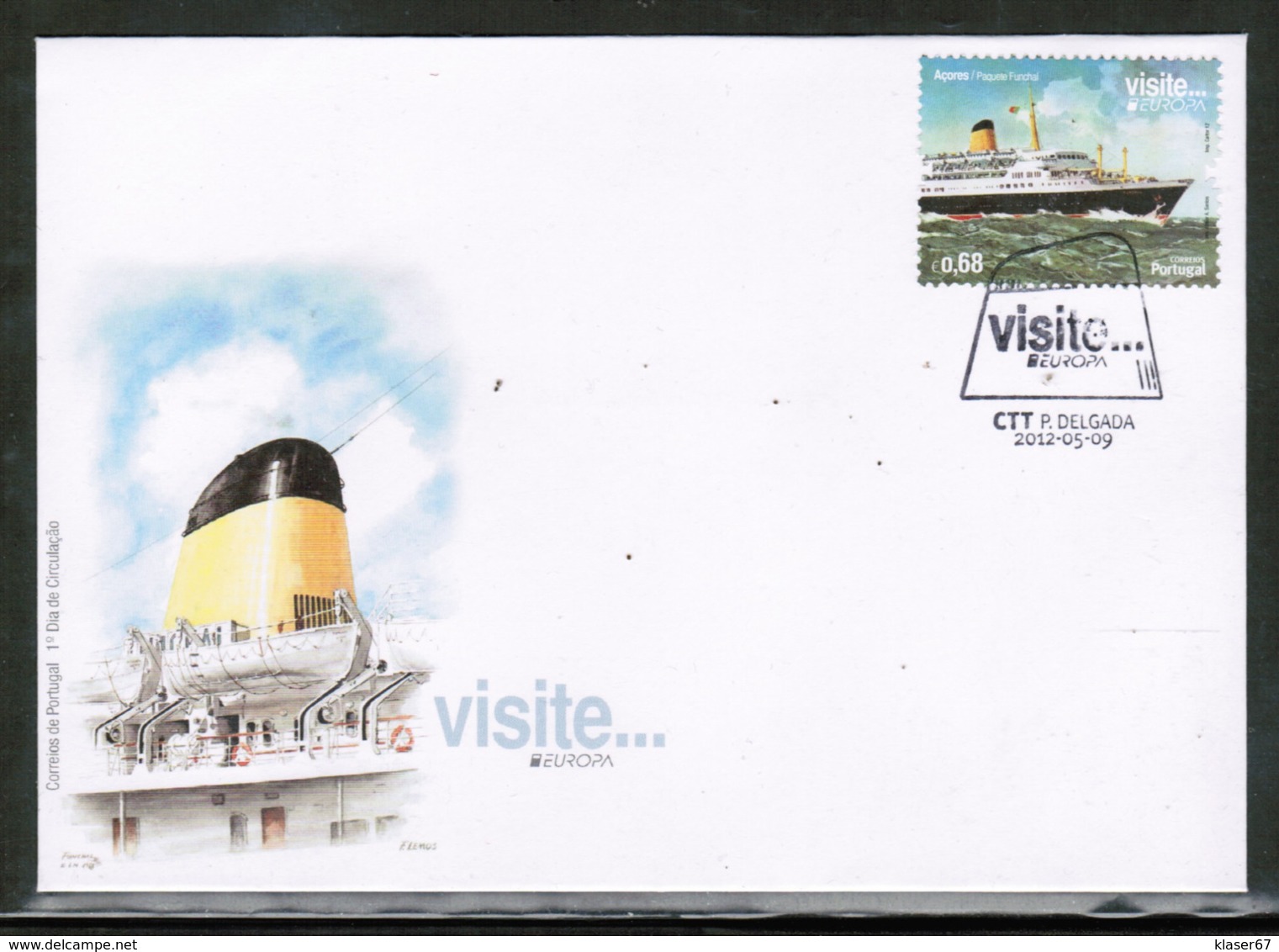 CEPT 2012 AZORES MI 577 FDC - 2012