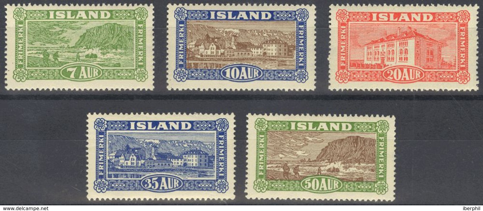 Islandia. MNH **115/19. 1925. Serie Completa. MAGNIFICA Y RARA. Yvert 2012: 675 Euros - Otros & Sin Clasificación