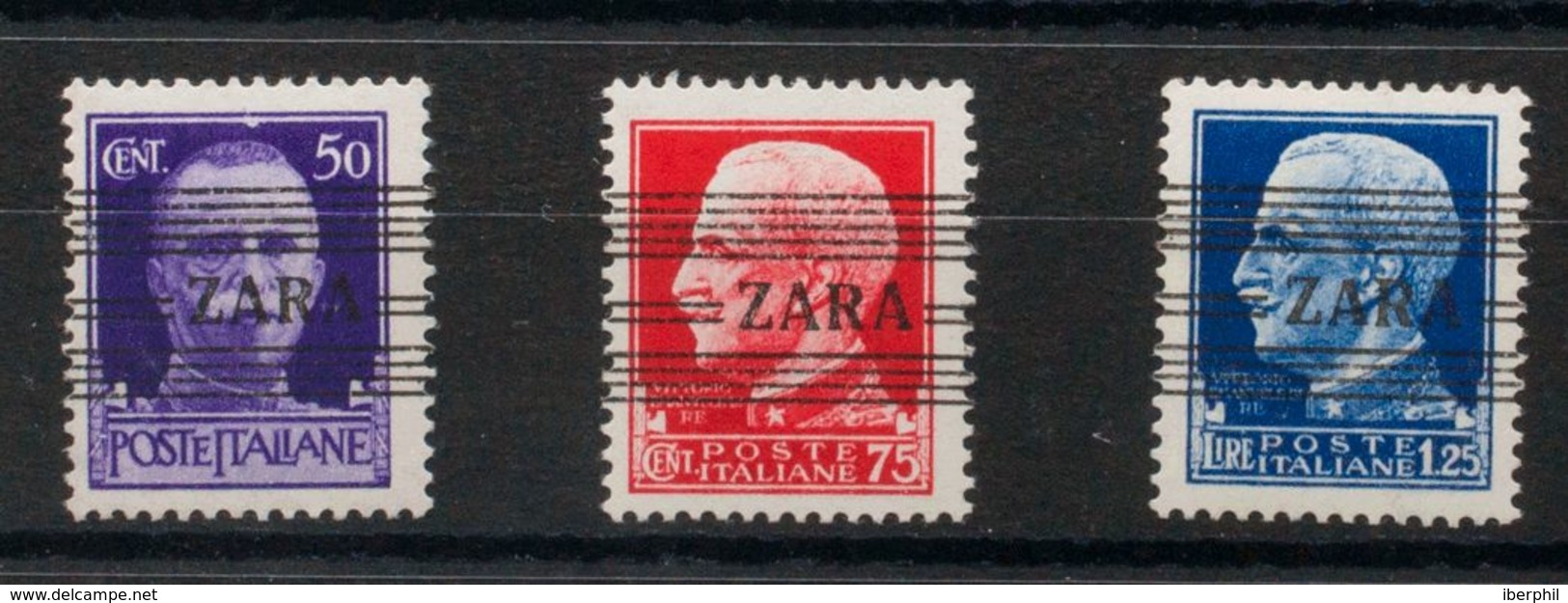 Zara. MNH **Yv 21/23. 1943. Serie Completa, Tres Valores. MAGNIFICA. (Mi 32/34) Edifil 2015: 114 Euros. - Otros & Sin Clasificación