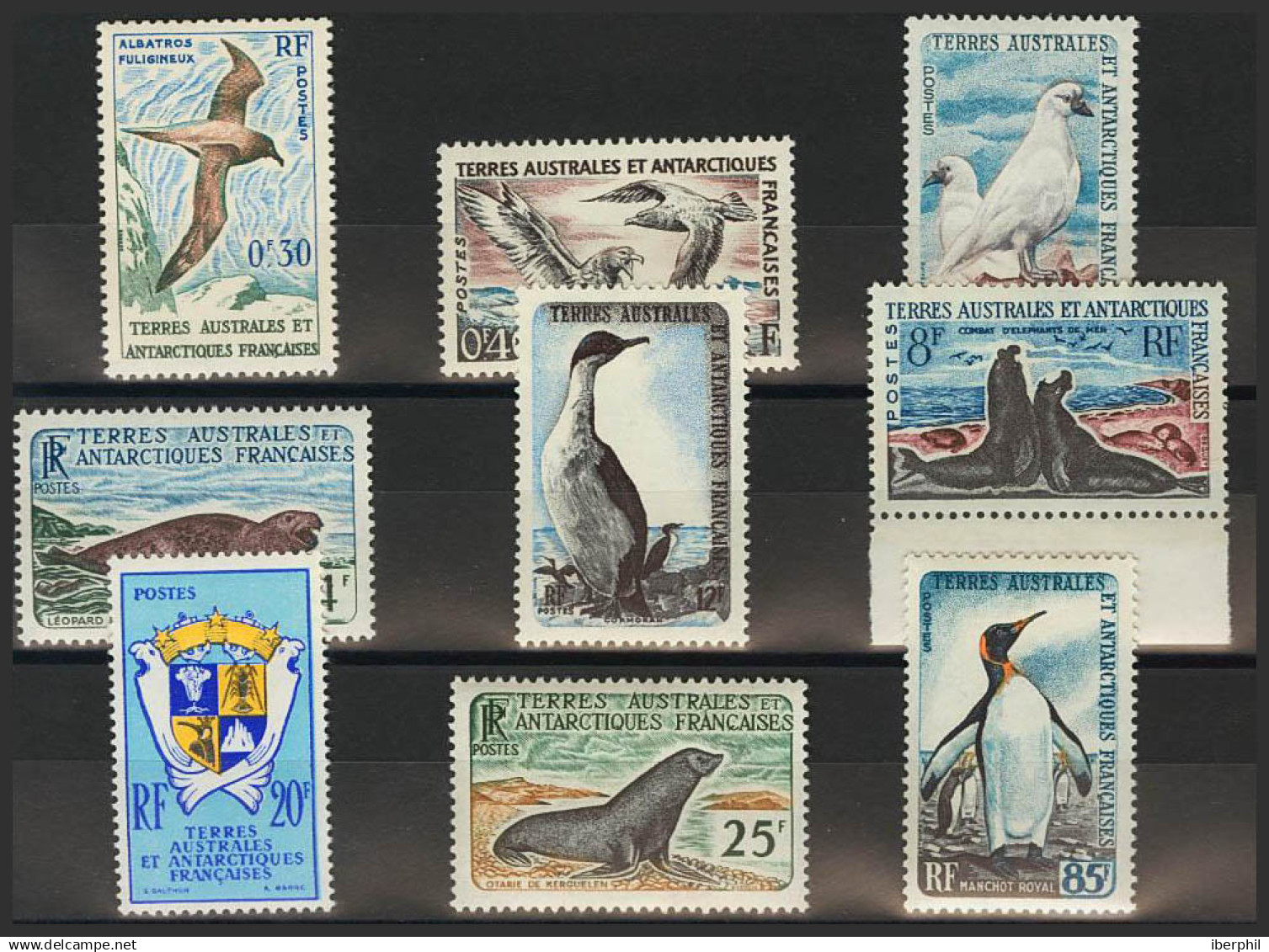 Tierras Australes-TAAF. MNH **Yv 12/17. 1959. Serie Completa. MAGNIFICA. Yvert 2014: 262 Euros. - Otros & Sin Clasificación