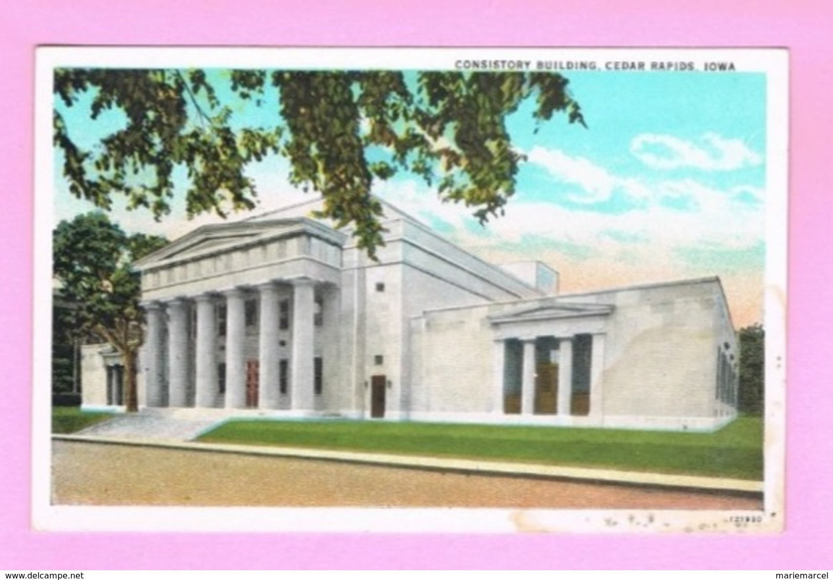 U.S.A. IOWA. CEDAR RAPIDS. CONSISTORY BUILDING. - Cedar Rapids