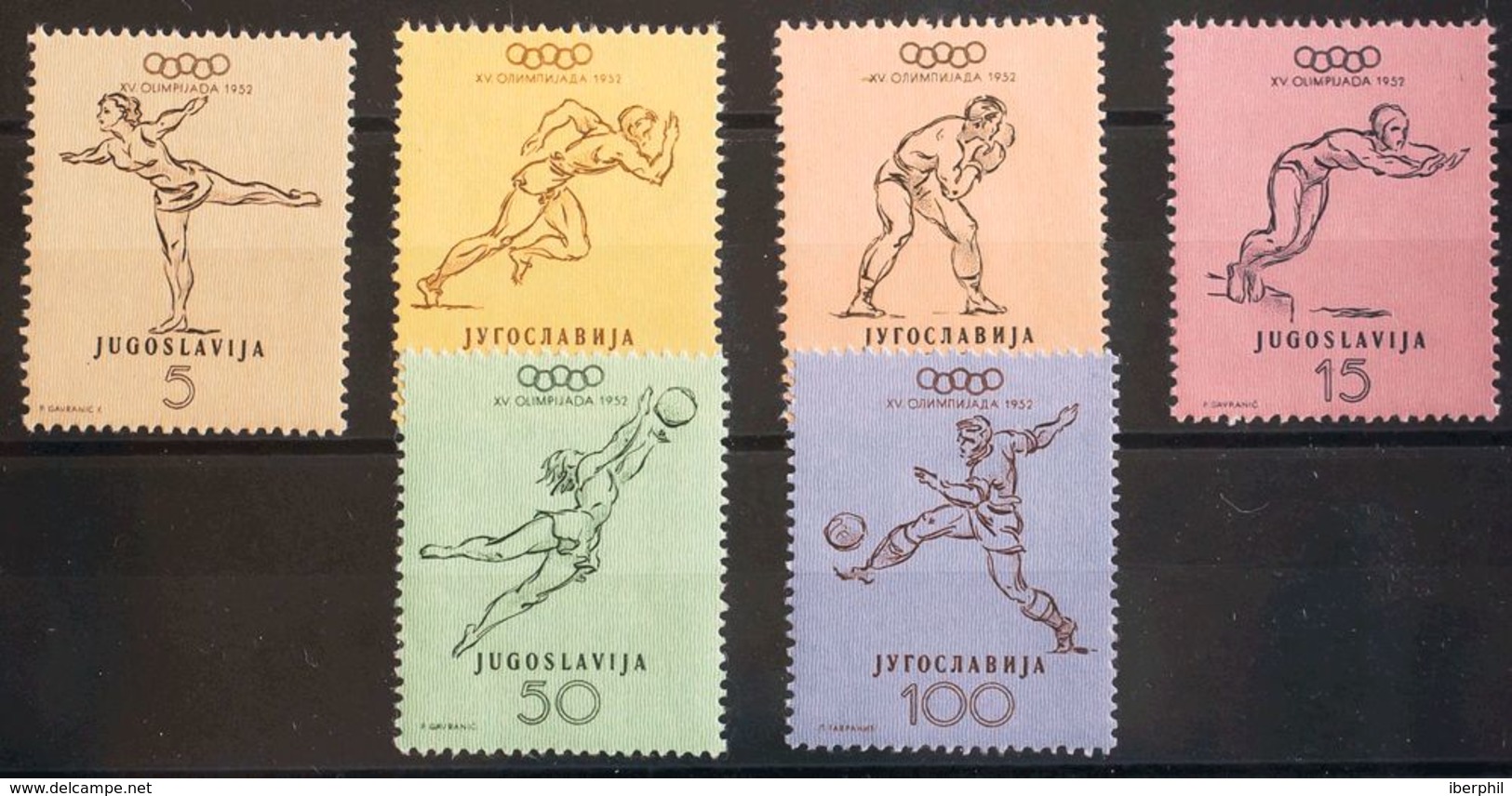 Yugoslavia. MH *Yv 611/16. 1952. Serie Completa. MAGNIFICA. Yvert 2013: 85 Euros. - Otros & Sin Clasificación