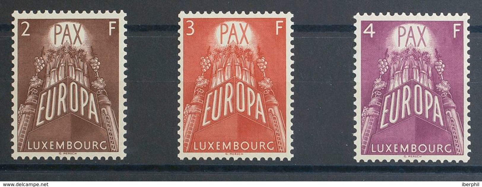 Luxemburgo. MNH **Yv 531/33. 1957. Serie Completa. MAGNIFICA. Yvert 2012: 150 Euros. - Otros & Sin Clasificación