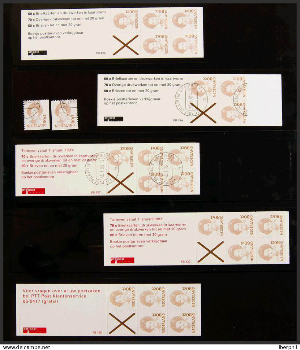 Holanda. MNH/USED **/ºYv . (1968ca). Interesante Conjunto De CARNETS, Emitidos Entre 1968 Y 1990, La Mayoría En Nuevo Y - ...-1852 Precursores