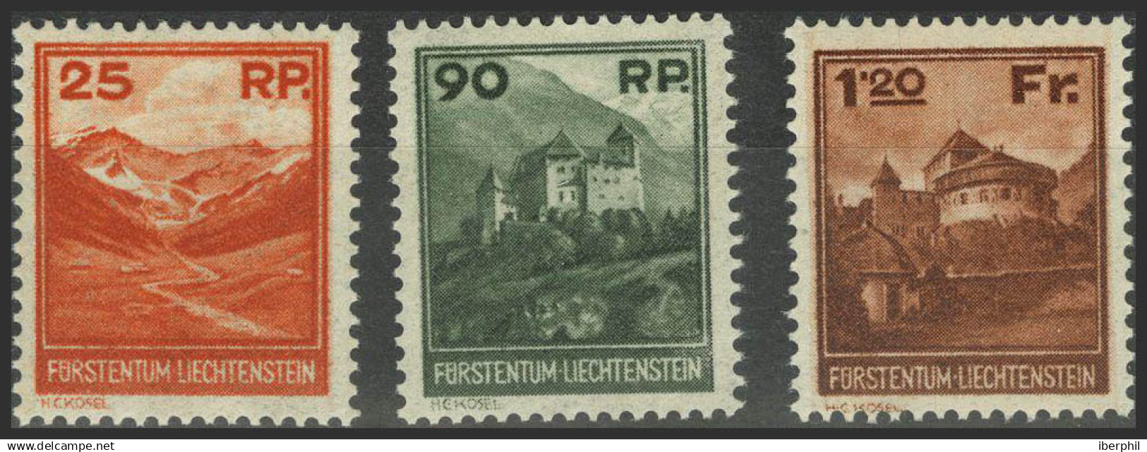 Liechtenstein. MNH **Yv 111/13Yv . 1933. Serie Completa. MAGNIFICA. Yvert 2012: 950 Euros. - Sonstige & Ohne Zuordnung