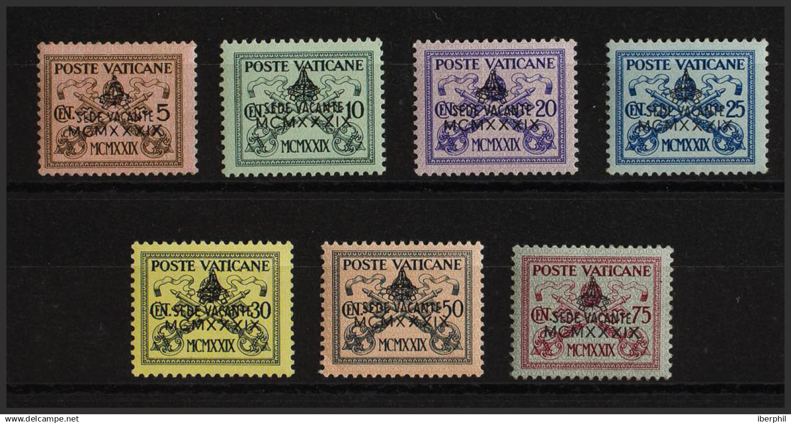 Vaticano. MNH **Yv 85A/G. 1939. Serie Completa. MAGNIFICA. Yvert 2016: 200 Euros. - Otros & Sin Clasificación