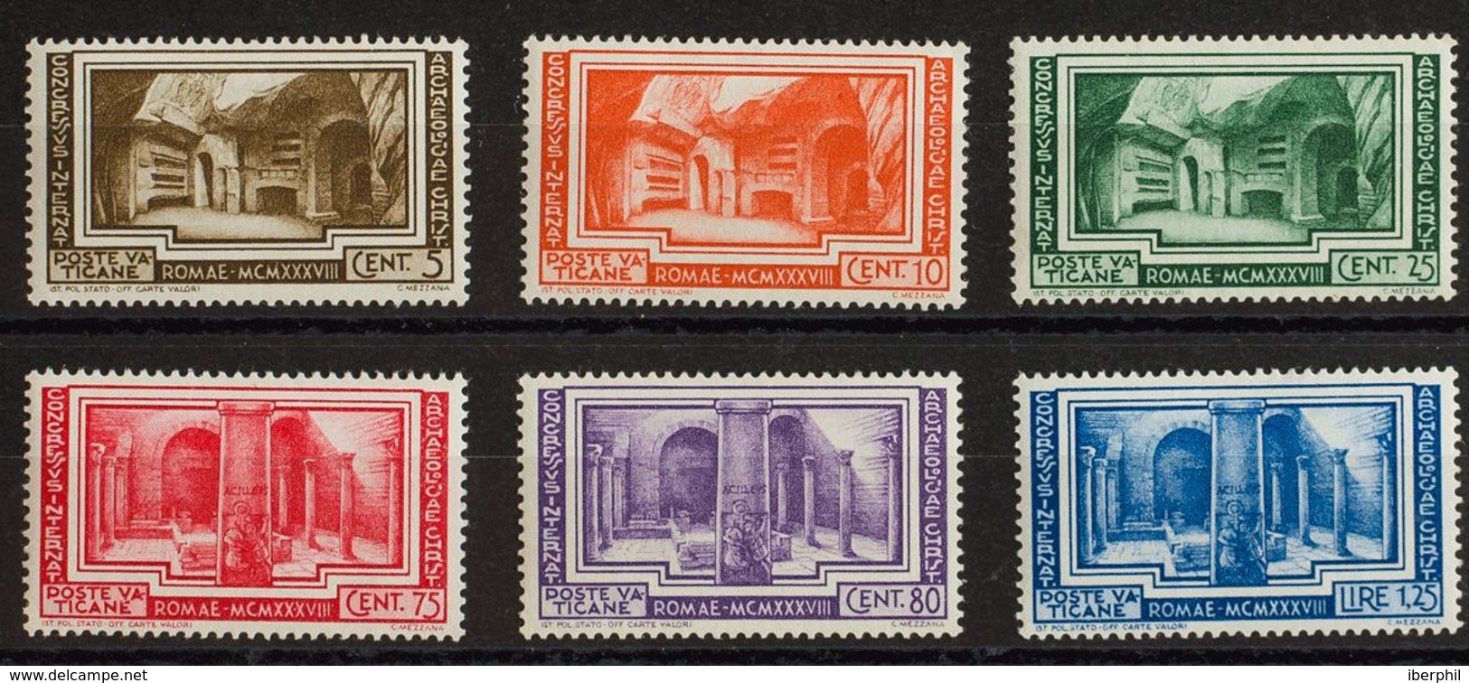 Vaticano. MNH **Yv 80/85. 1938. Serie Completa. MAGNIFICA. Yvert 2016: 200 Euros. - Otros & Sin Clasificación