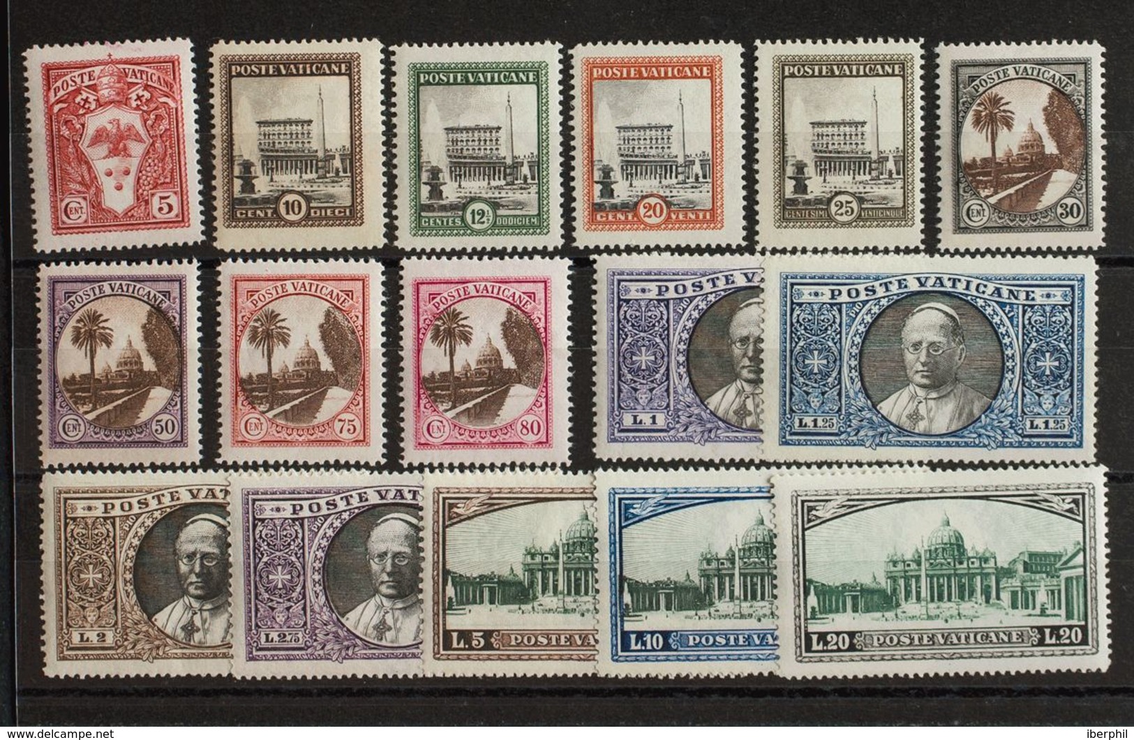 Vaticano. MNH **Yv 44/59. 1933. Serie Completa. MAGNIFICA Y RARA. Yvert 2016: 450 Euros. - Otros & Sin Clasificación