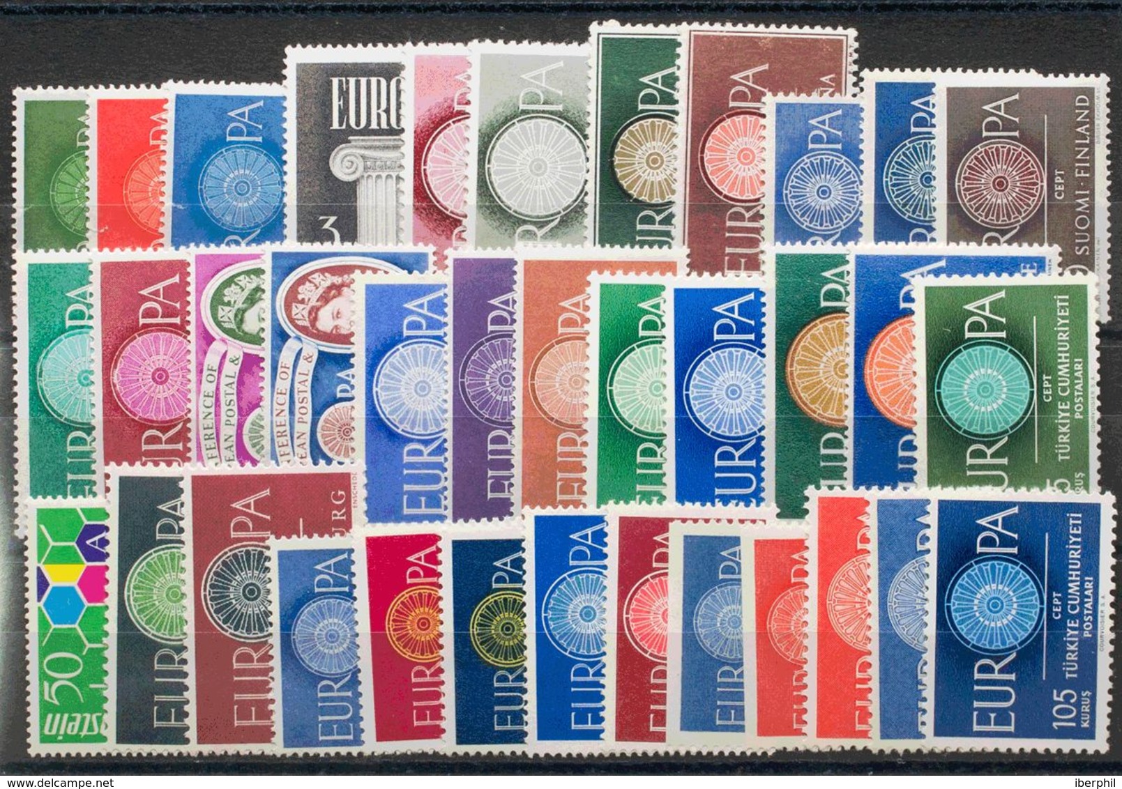 Tema Europa. MNH **Yv . 1960. Año Completo 1960 (treinta Y Seis Valores). MAGNIFICO. Yvert 2016: 225 Euros. - Otros & Sin Clasificación