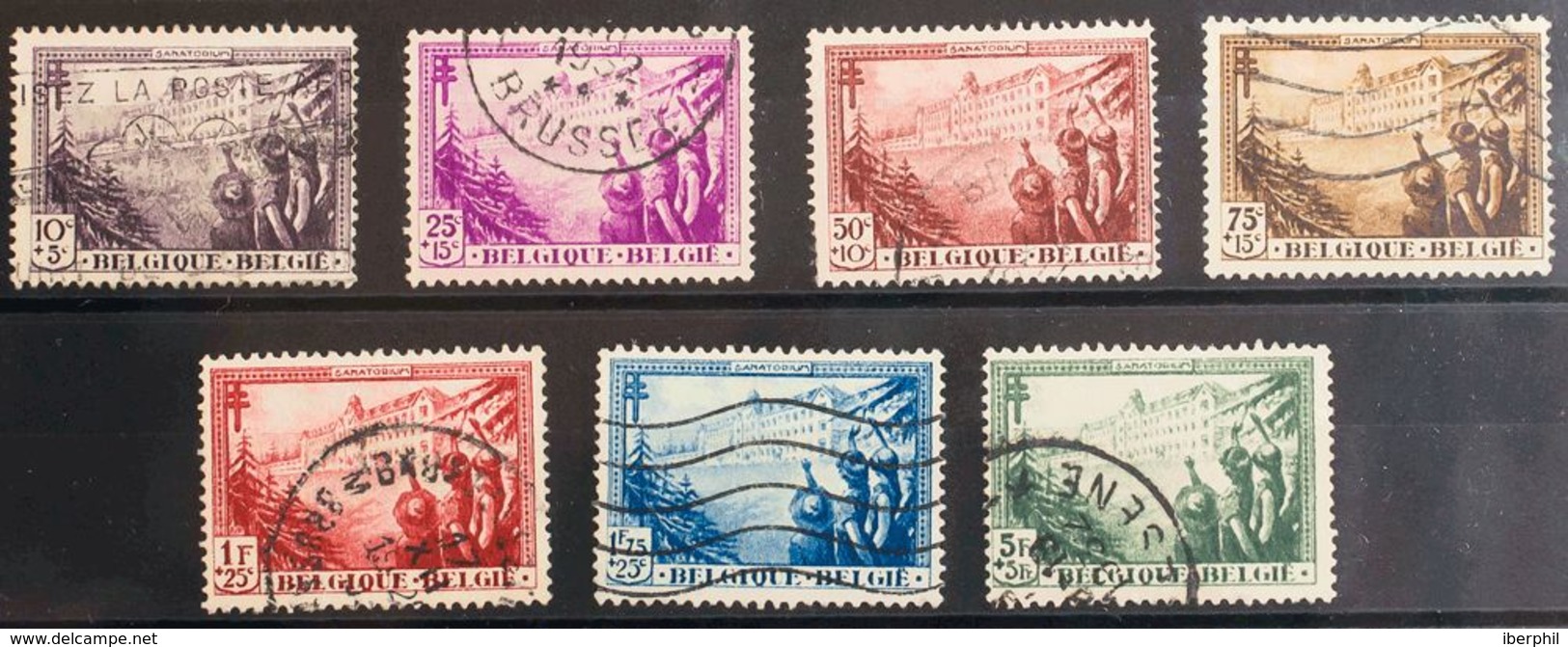 Bélgica. ºYv 356/62. 1932. Serie Completa. MAGNIFICA. Yvert 2011: 125 Euros. - Otros & Sin Clasificación