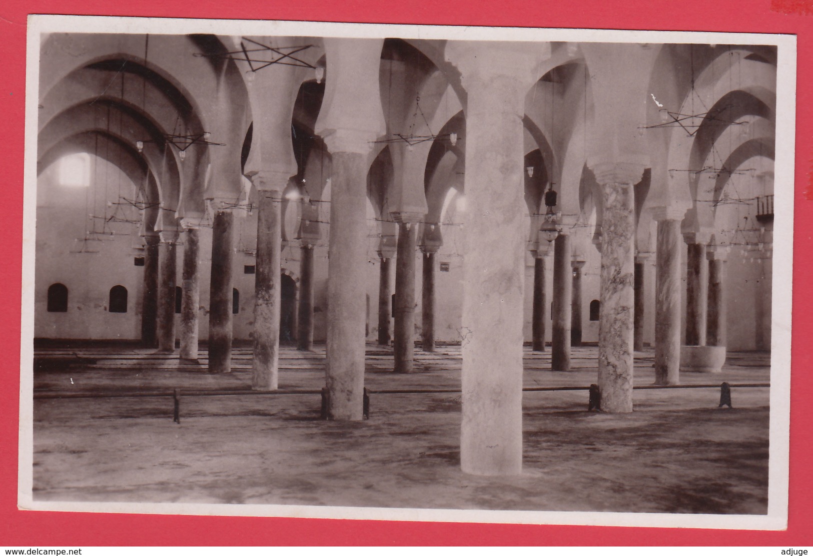 CPSM-Algérie-Intérieur D'une Mosquée- Ref 1131 ** 2 SCANS - Scènes & Types
