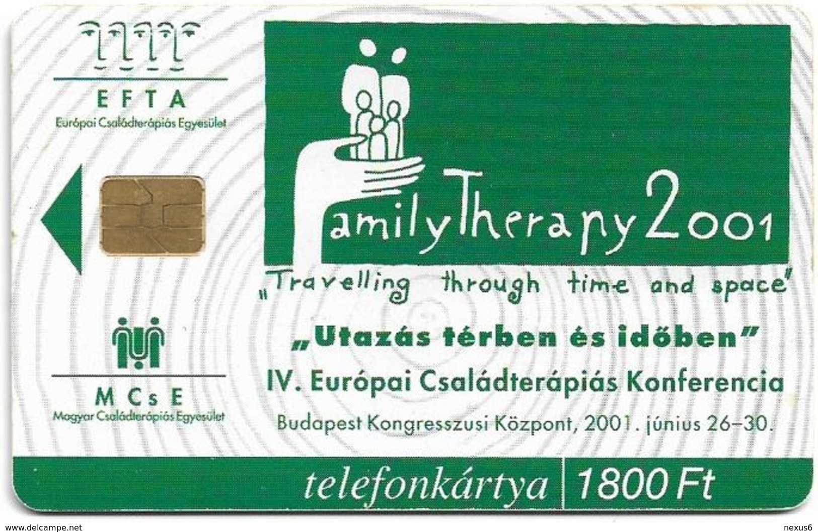 Hungary - Matáv - EFTA - 04.2001, 50.000ex, Used - Hongrie