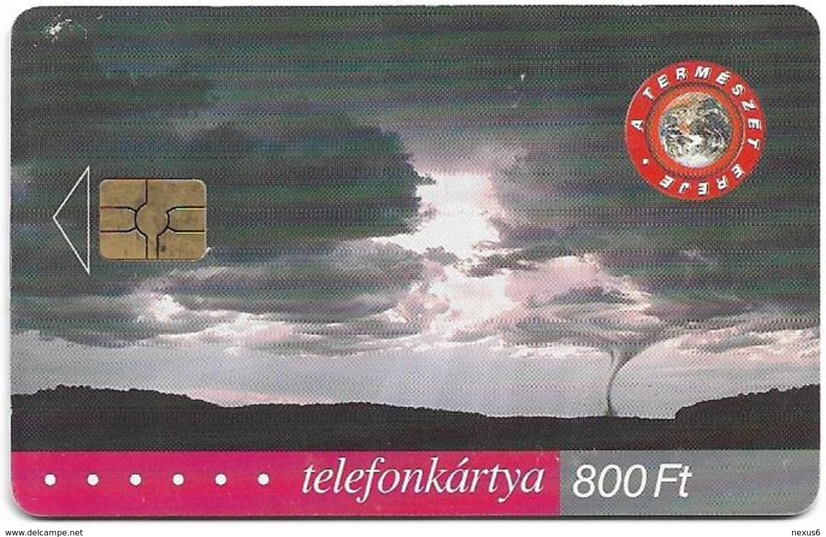 Hungary - Matáv - Természet Ereje Tornádó - 11.2001, 50.000ex, Used - Hongrie