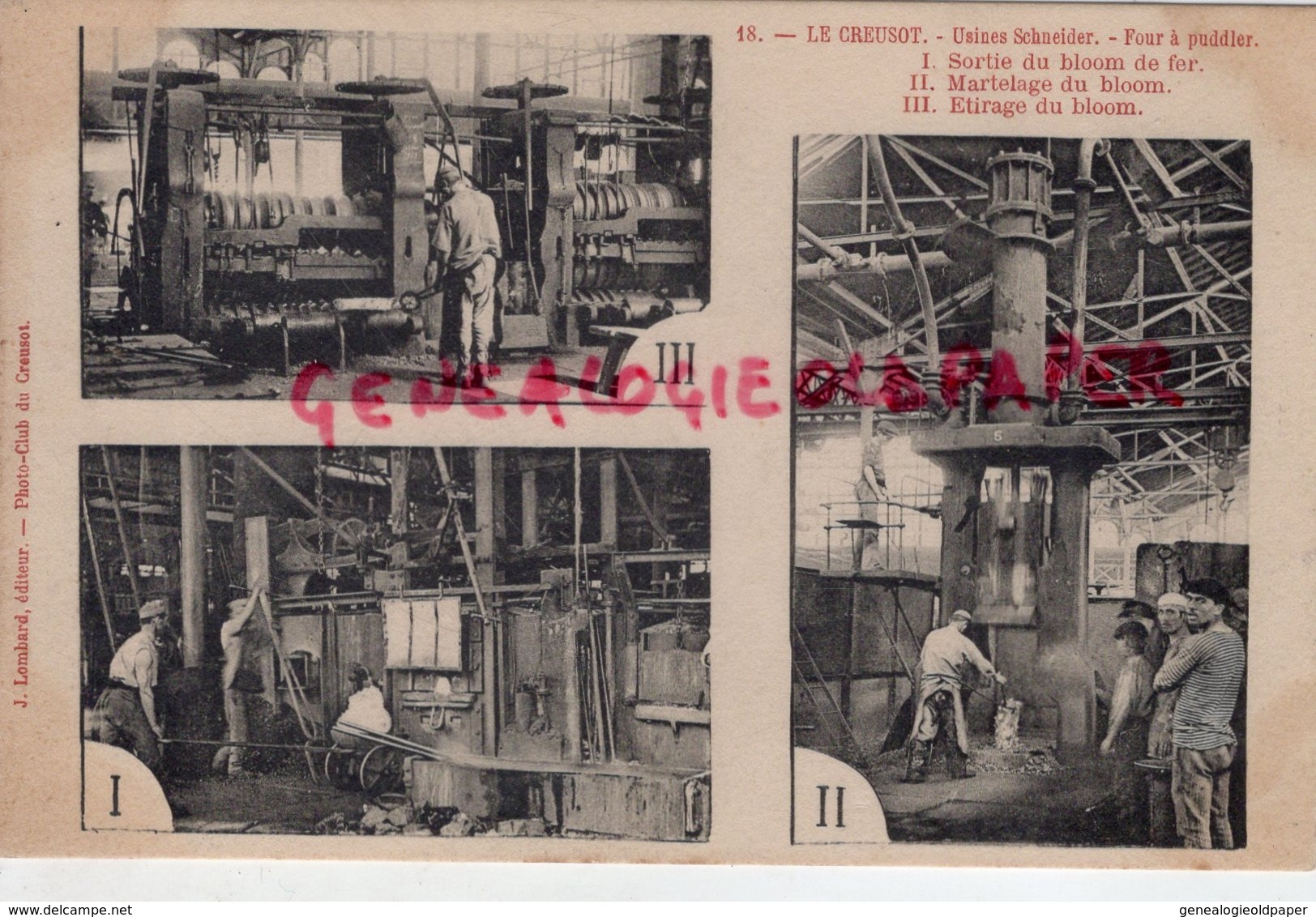 71 - LE CREUSOT - USINES SCHNEIDER - FOUR A PUDDLER - Le Creusot