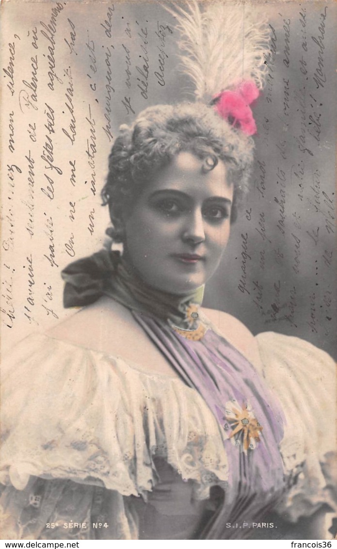 Carte CPA Fantaisie - Jolie Jeune Femme - French Glamour Woman  - Ed. Paris - 1902 - Mujeres